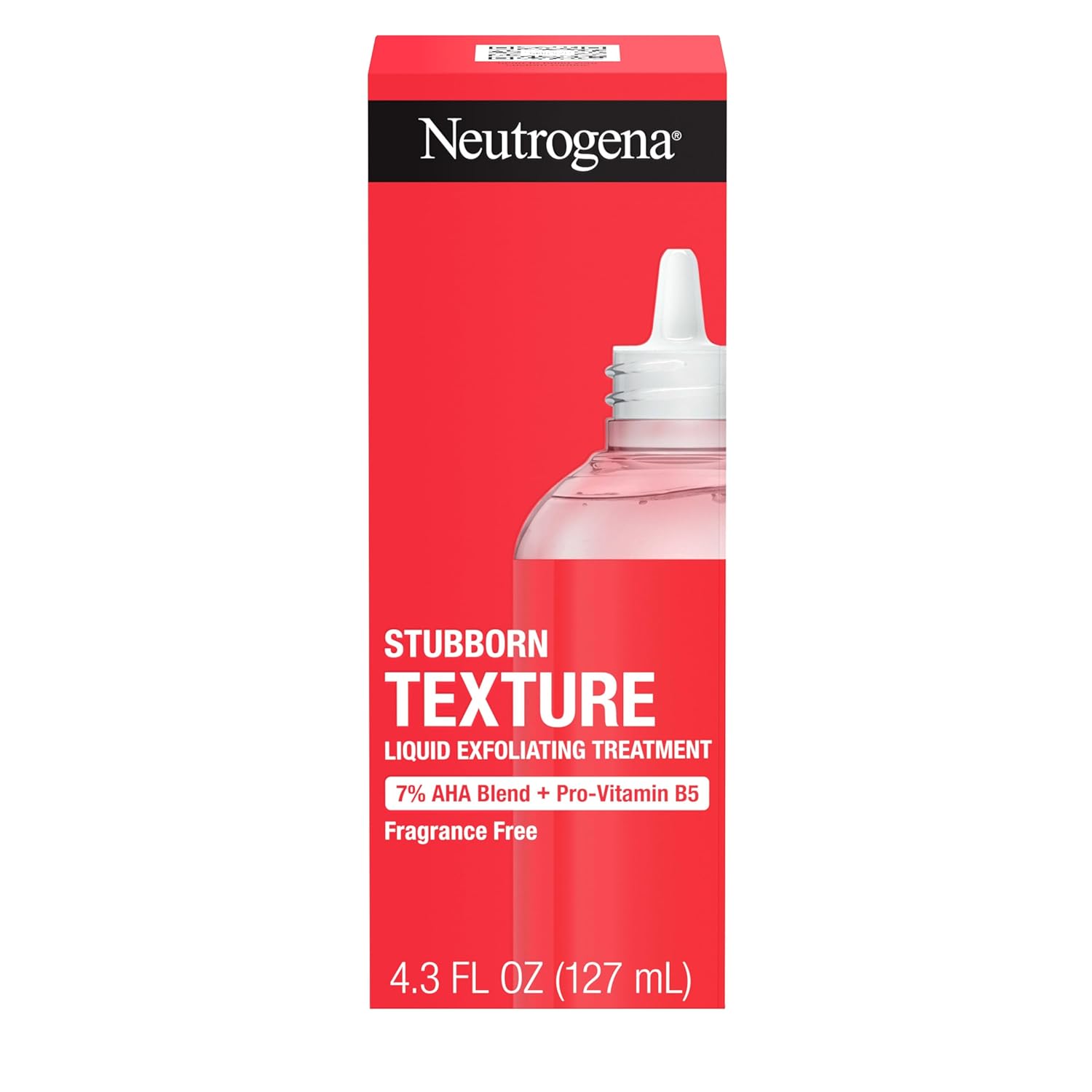 Neutrogena Stubborn Texture Liquid Exfoliant with 7% AHA Blend & Pro-Vitamin B5 designed for Acne-Prone & Oily Skin, Liquid Face Exfoliator, Oil- & Fragrance-Free, 4.3 fl. oz Neutrogena Stubborn Texture Liquid Exfoliant with 7% AHA Blend & Pro-Vitamin B5 designed for Acne-Prone & Oily Skin, Liquid Face Exfoliator, Oil- & Fragrance-Free, 4.3 fl. oz
