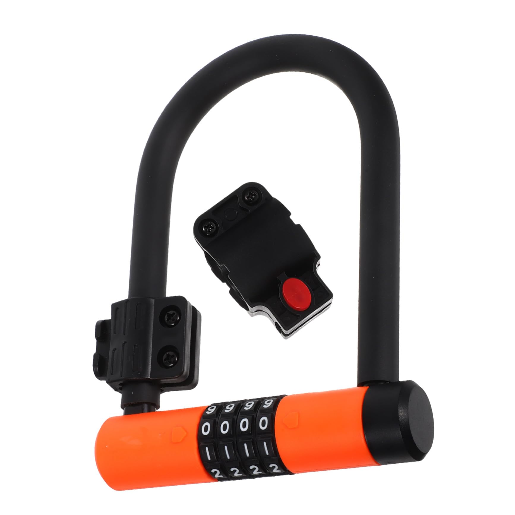 TOYANDONA Lucchetto u Antifurto Per Bicicletta Combinazione Reimpostabile Cifre Senza Chiavi Resistente Agli Urti Leggero e Durevole Per Mountain Bike Scooter e Altre Applicazioni