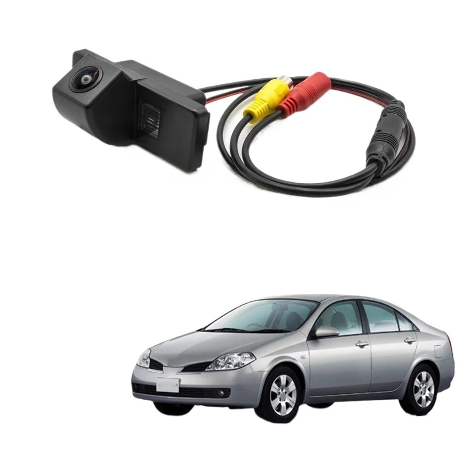 Caméra de recul AHD pour Nissan Primera P12 de 2001 à 2007 kit d'aide au stationnement grand angle - 8
