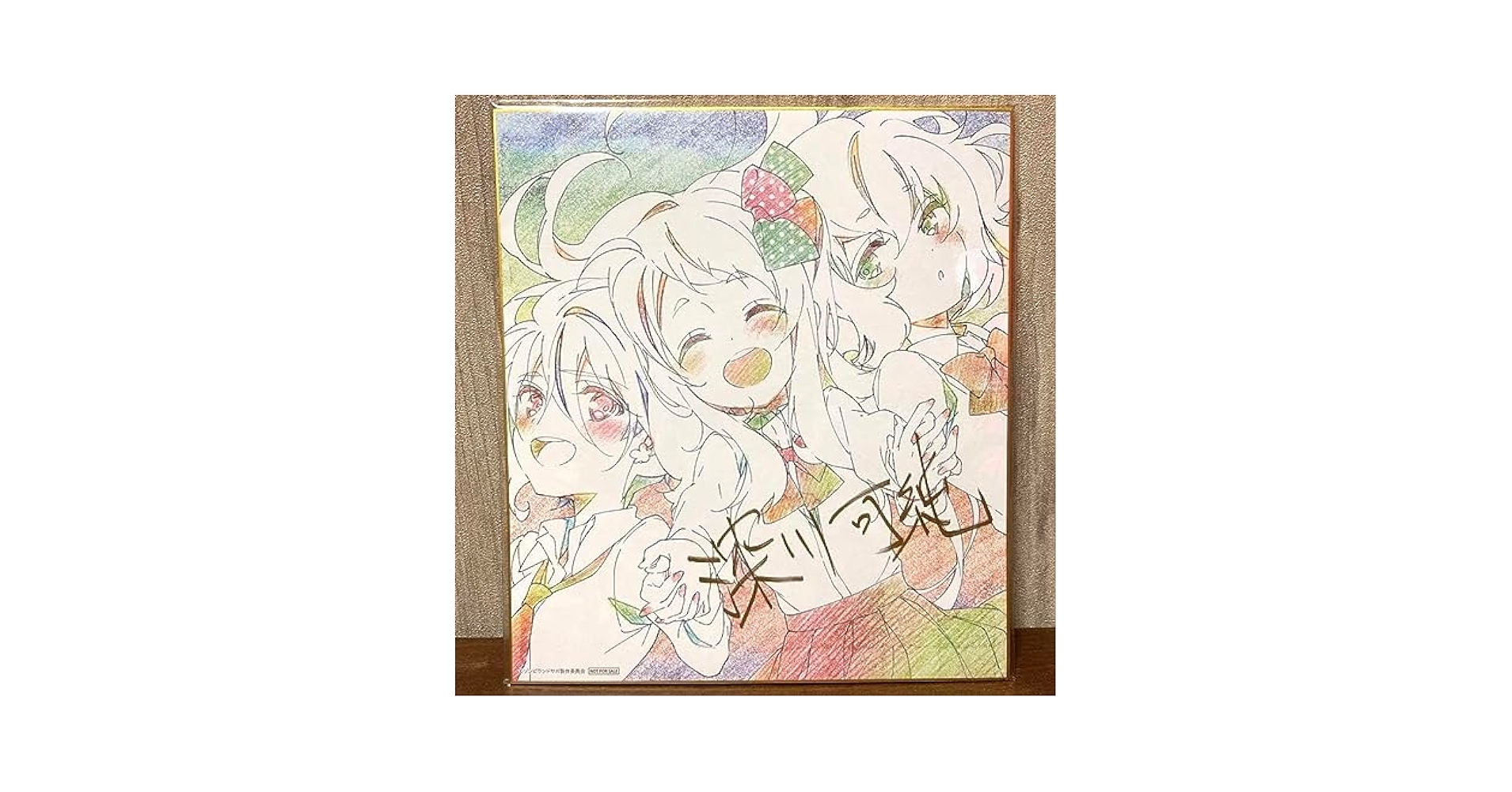ゾンビランドサガ フィギュア3体& 深川可純氏の直筆サイン入り色紙 ゾンビランドサガ フィギュア3体& 深川可純氏の直筆サイン入り色紙