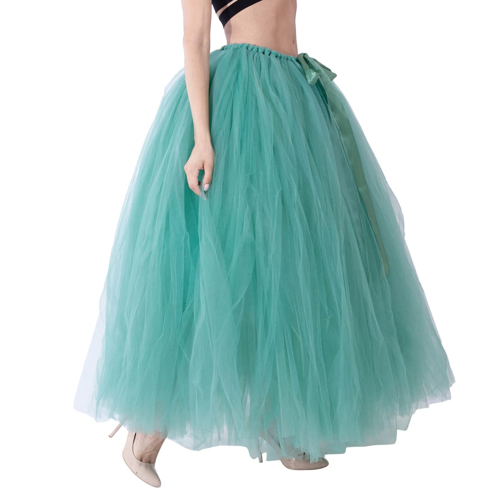 Gonna Tulle Donna Abito da Ballo Annata di 50 Cocktail Swing Principessa Sottogonna Tulle Sottogonna Balletto Gonna per Capelli Carnevale Compleanno Festa Regalo Gonne in Tulle Bambina