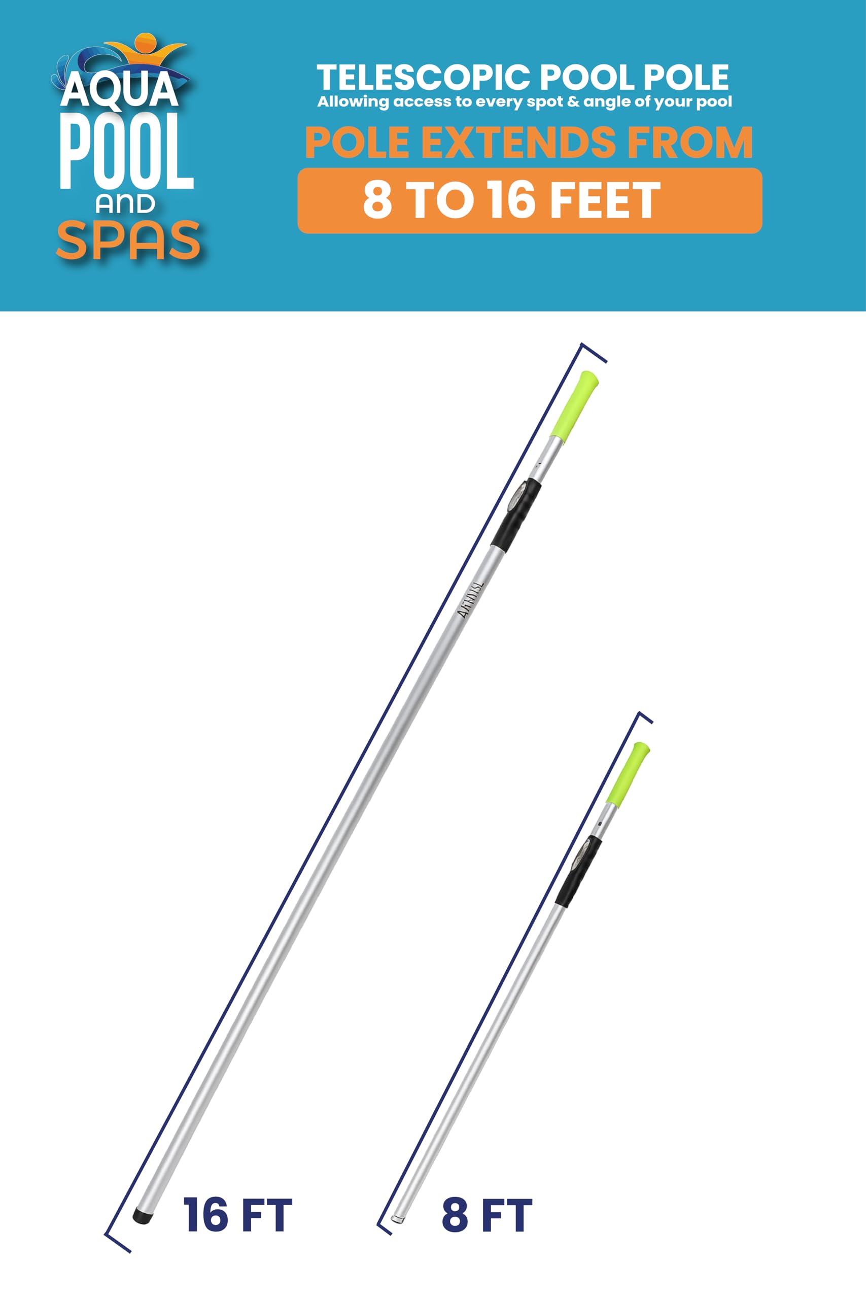 Amazon.com: Animal 8-16´Pro Snap Lock Pole : Tools & Home Improvement