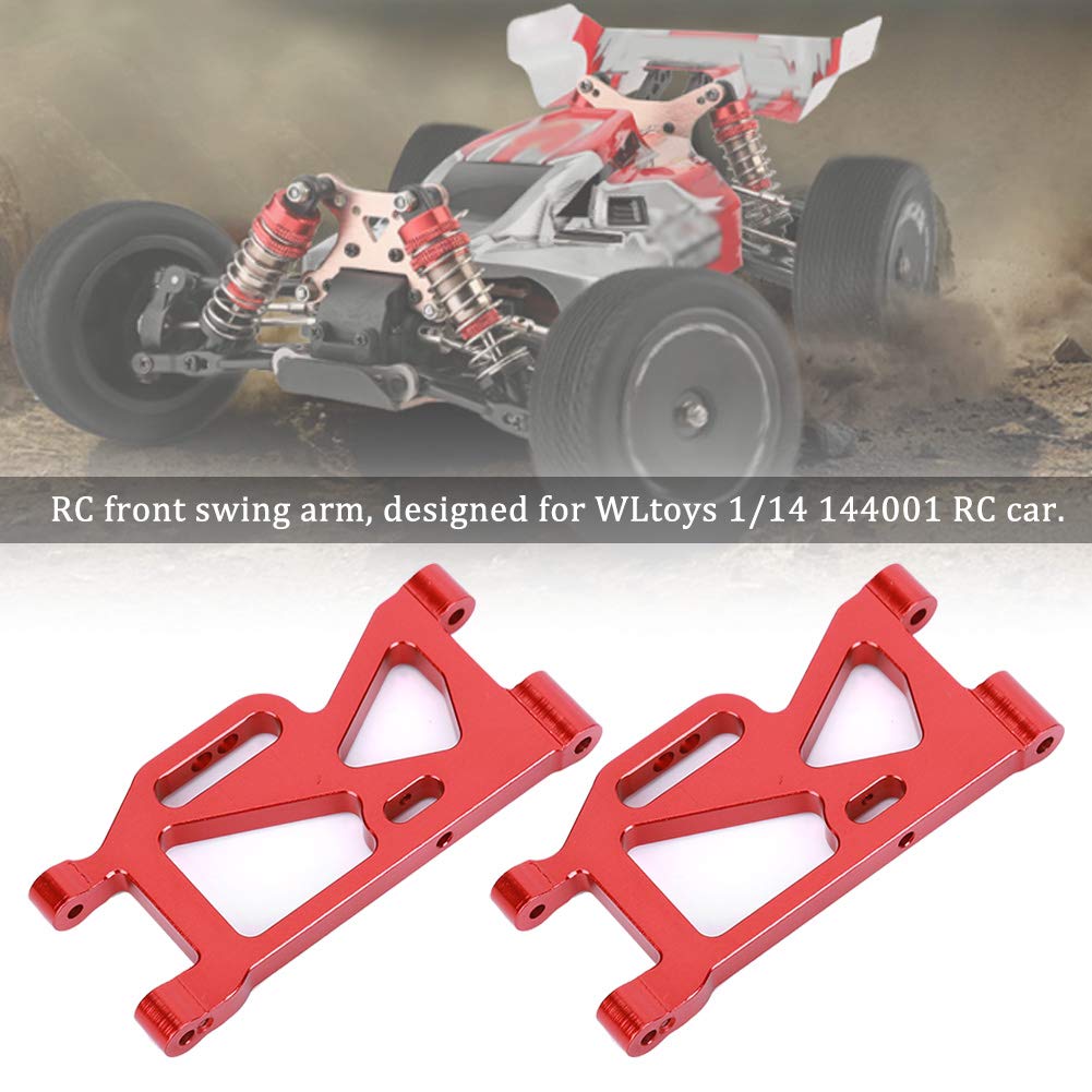 Leapiture Metal Front Swing Arm, RC Model Car Spare Parts RC Car Front Suspension Arm Lightweight for WLtoys 1/14 144001 RC Model Car - Image 4