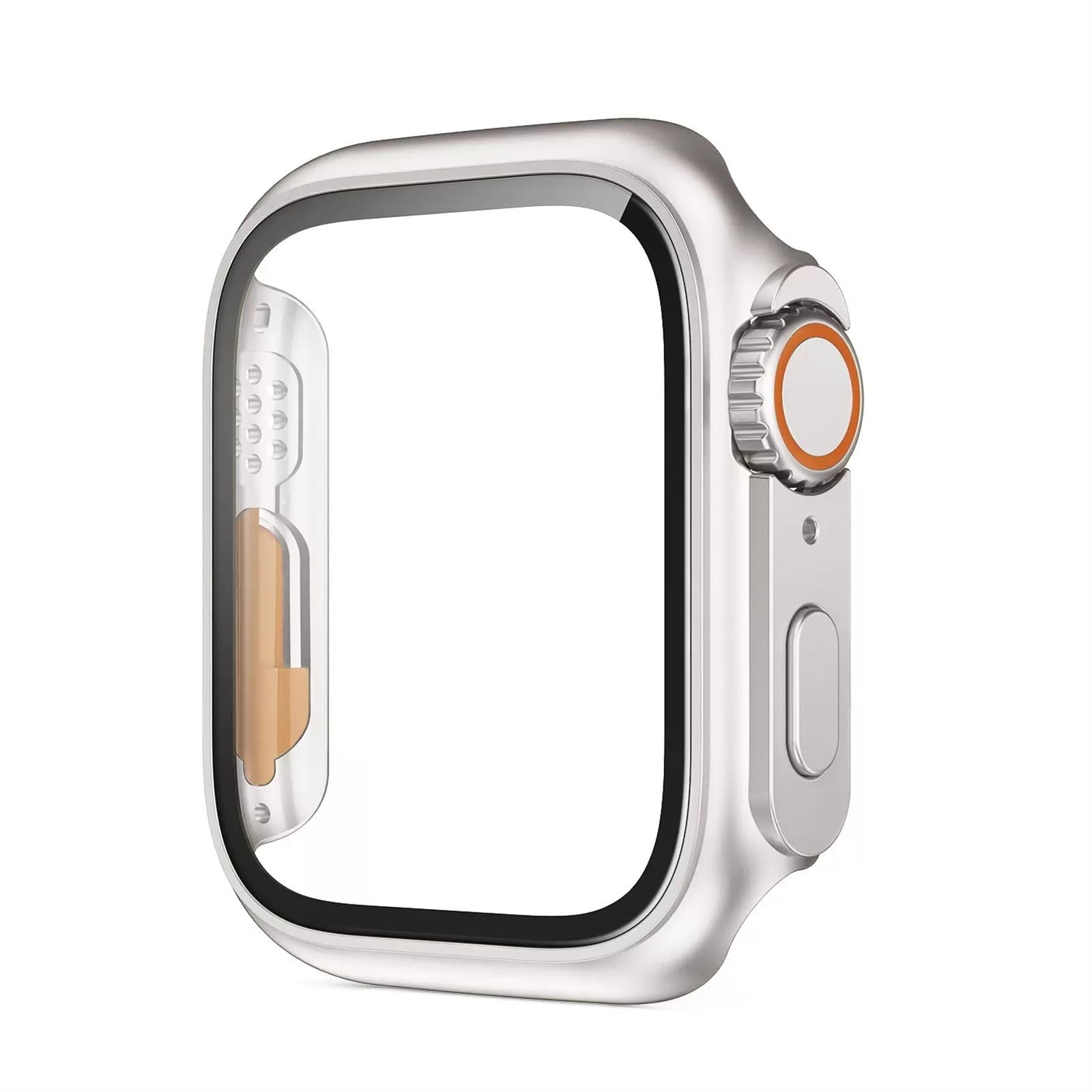 Coque rigide en PC pour Apple Watch finition argent - 7