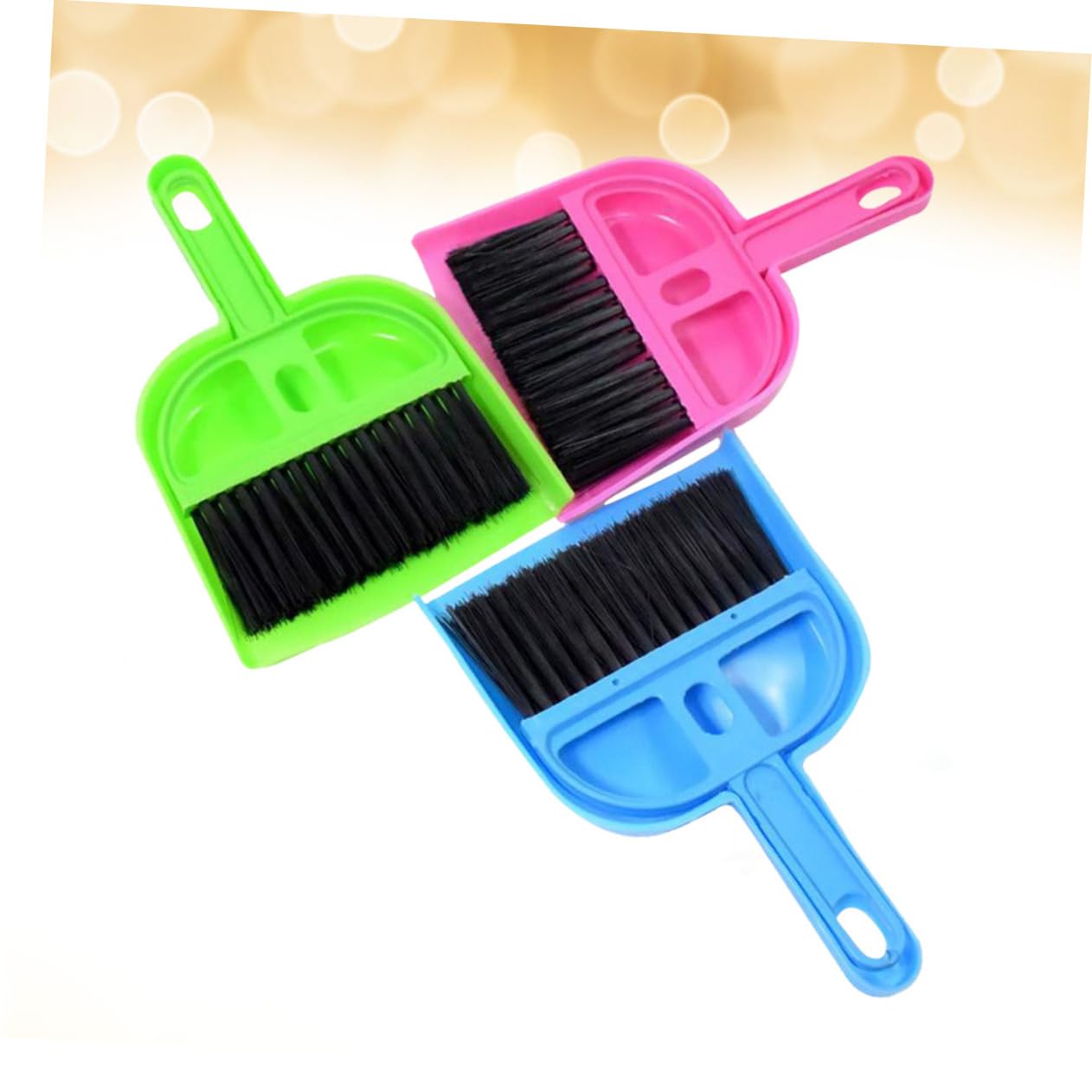 Set Pulizia Gabbie Animali - 3 Palette E Scope Per Piccoli Animali Domestici - Foto 5