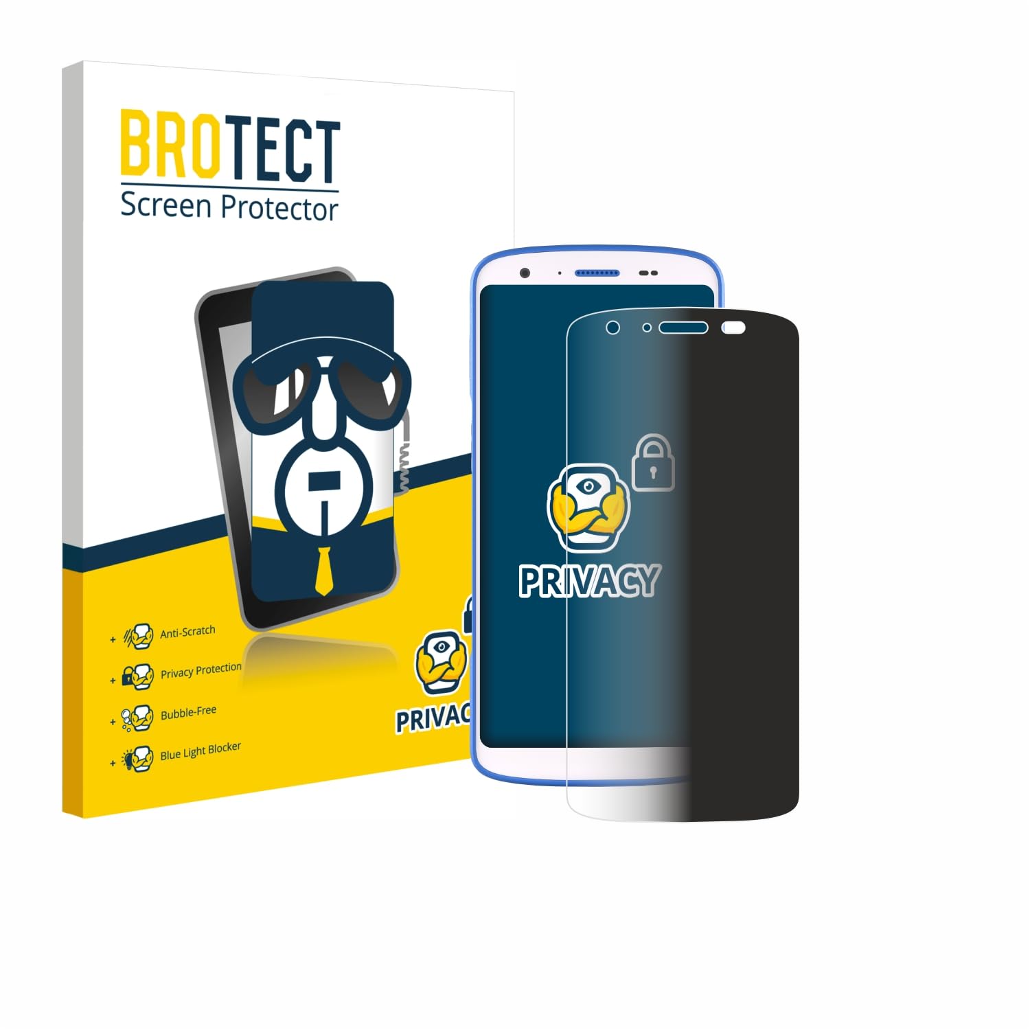 brotect Privacy Screen Protector Compatible with Zebra HC 5X [Anti-Spy, Protection-Film, Blue Light Filter]