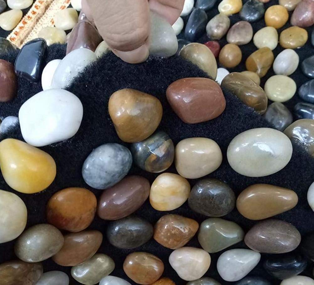 MU Stuoia di yoga di massaggio di riflessologia di ciottoli di sanità del ciottolo di massaggio naturale portatile dei ciottoli