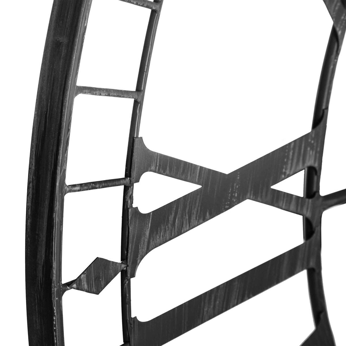 Reloj de metal vintage - 88 cm - Negro