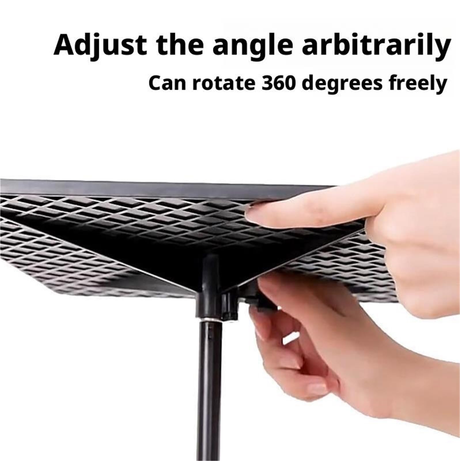 Support réglable - Plateau sans Perforation pour Studio à Domicile et Bureau - Support de trépied Polyvalent - Plateau de projecteur d'intérieur idéal (Noir 40), Noir, 40, 120 cm