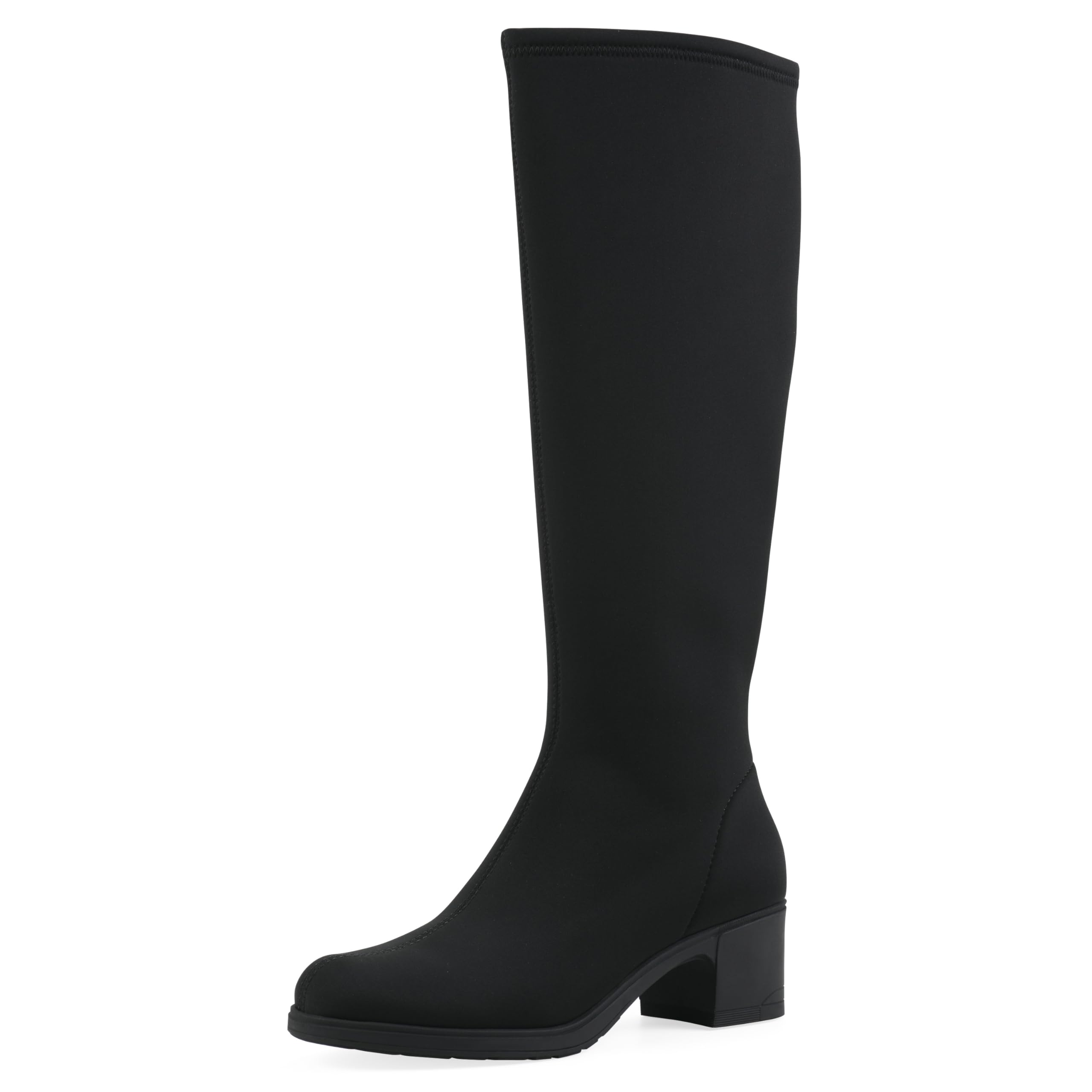 Cliffs by White Mountain Womens Humbert Cushioned Block Heel Tall Shaft Boot