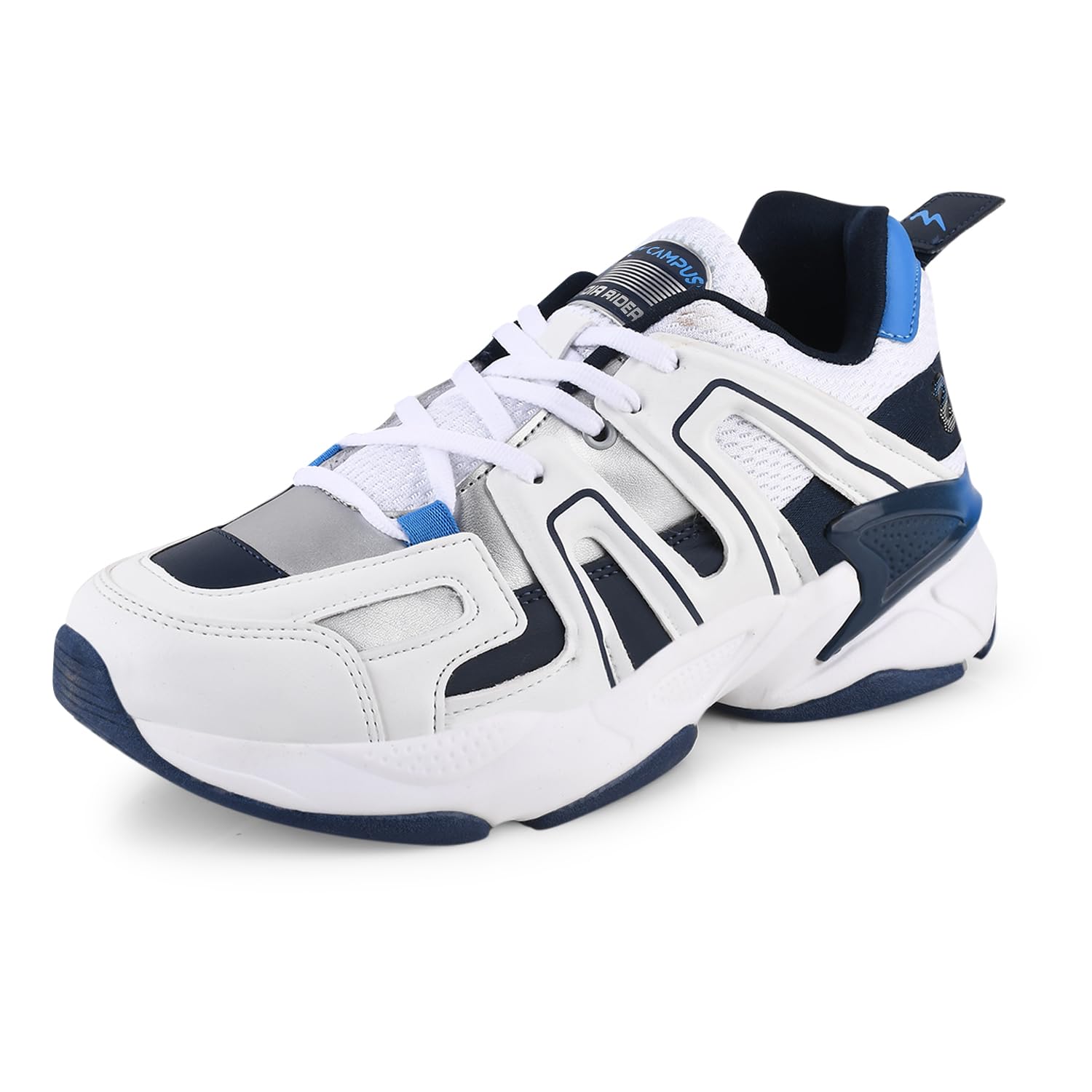 Campus Mens Space-Rider WHT/Navy Sneakers - 6UK/India 9G-763 (B08NF4K9V7) Amazon Price History, Amazon Price Tracker