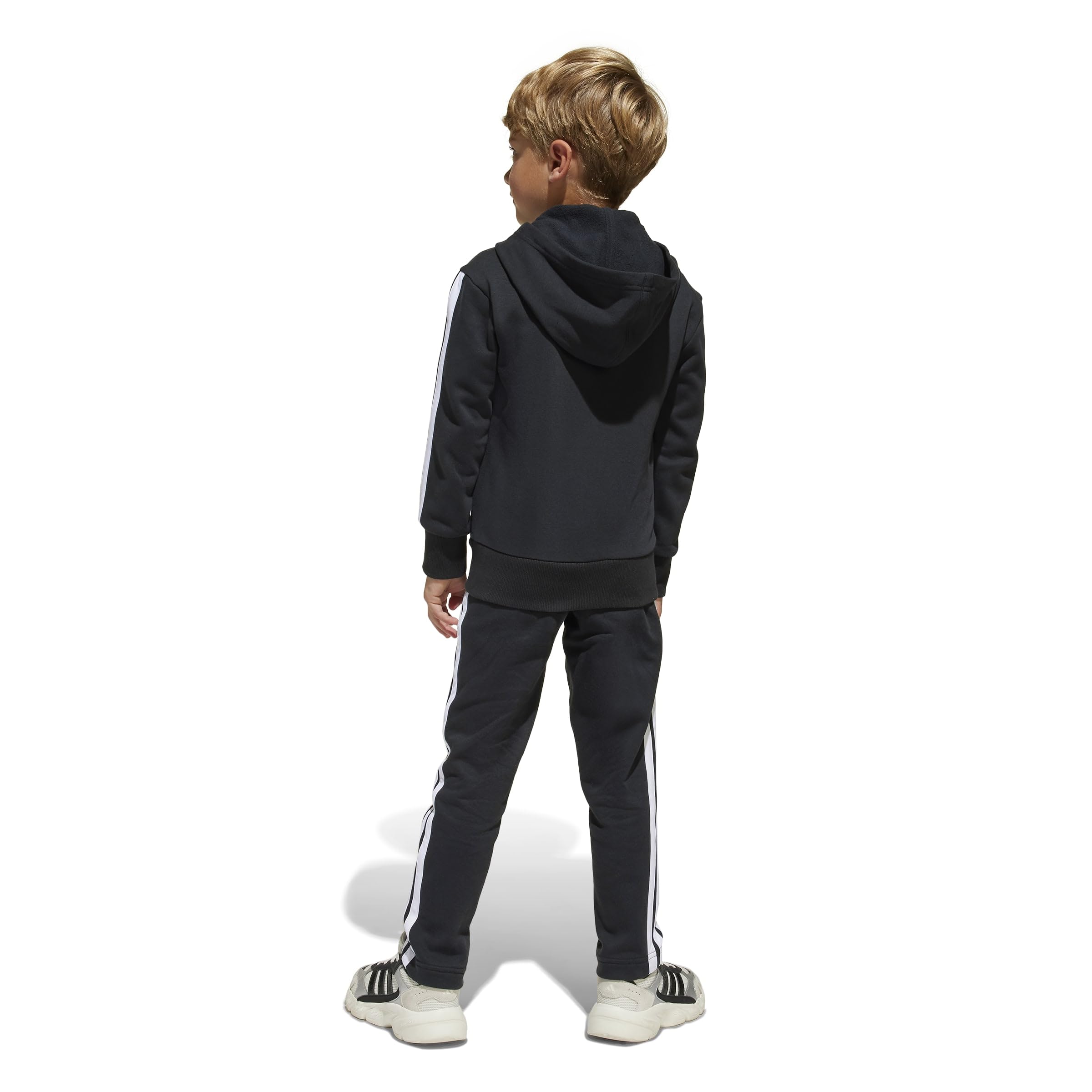 adidas Seasonal Essentials Tiberio 3 Stripes Fleece Survêtement Mixte enfant