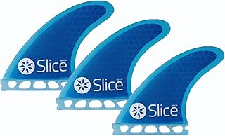 Slice Futures Ultra Light Hex Core S5 - Blue - The Slice S5 Futures fin is based upon the Futures F4 series - Three fin set