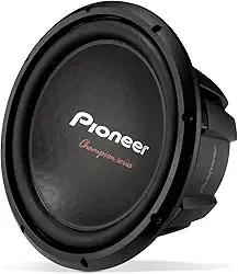 Pioneer TS-A301D4 Série Champion 12' 1600 W Potência Máxima, Bobina de Voz Dupla 4 Ohm - Subwoofer Componente