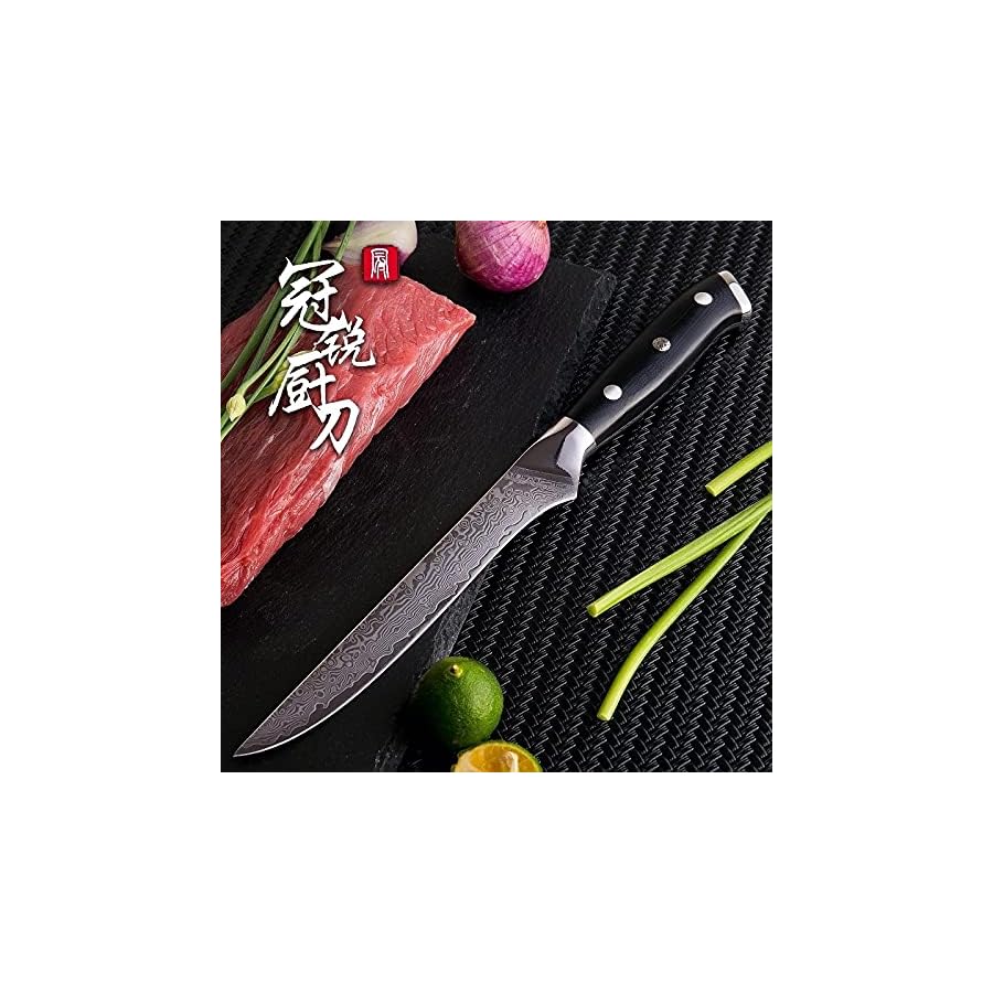 Kitchen-Knife-Sets-4-Pcs-Kitchen-Knife-Set-Japanese-VG10-Damascus-Steel-Kitchen-Knives-Chef-Kiritsuke-Boning-Paring-Knives-G10-Handle-MAYiT2855 Kitchen Knife Sets, 4 Pcs Kitchen Knife Set Japanese VG10 Damascus Steel Kitchen Knives Chef Kiritsuke Boning Paring Knives G10 Handle, MAYiT2855