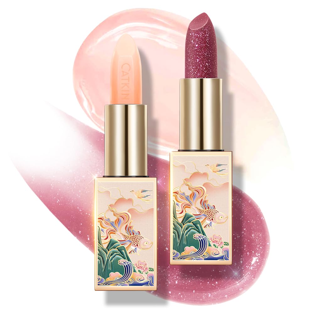 CATKIN Moonlight Lip Balm, Natural Color Tinted Lip Balm
