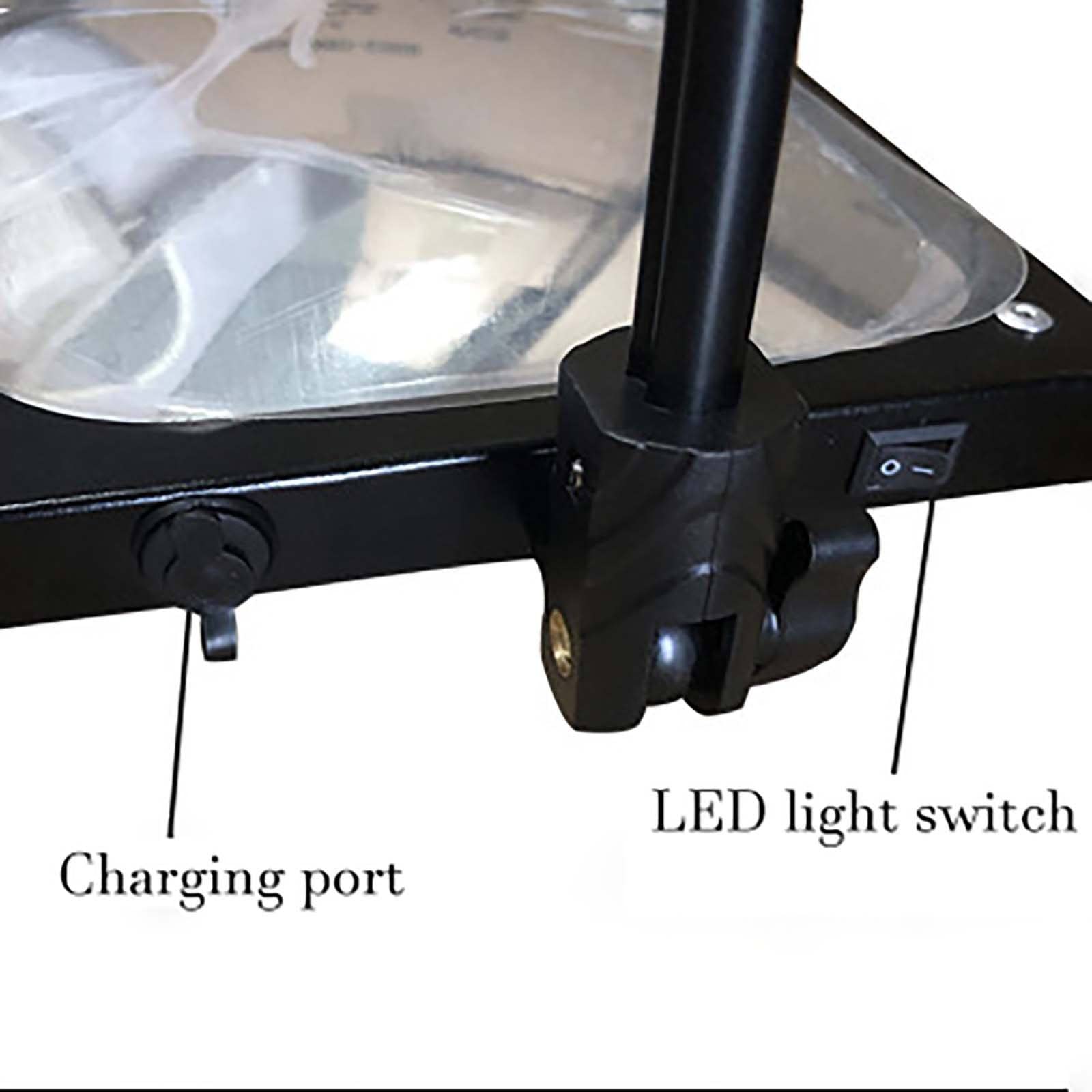 1720 cm sous Le Miroir d'inspection de véhicule avec lumière LED, 36~120cm Rétroviseurs télescopiques réglables pour Les ateliers de Voiture, mécanique, inspecteurs,