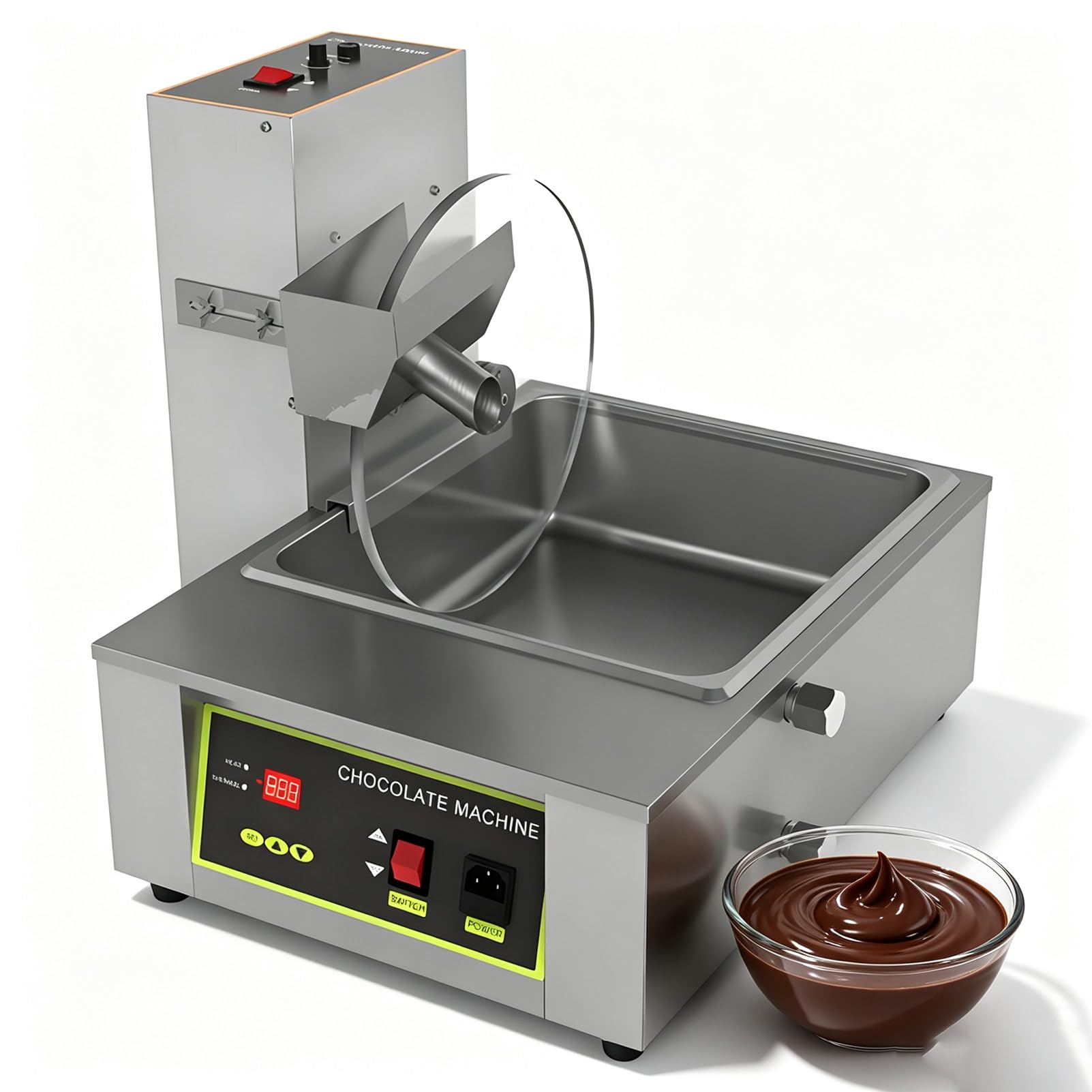 Scioglitore di Cioccolato in Acciaio Inox di qualità Professionale 8kgMeltingTank+Mixer