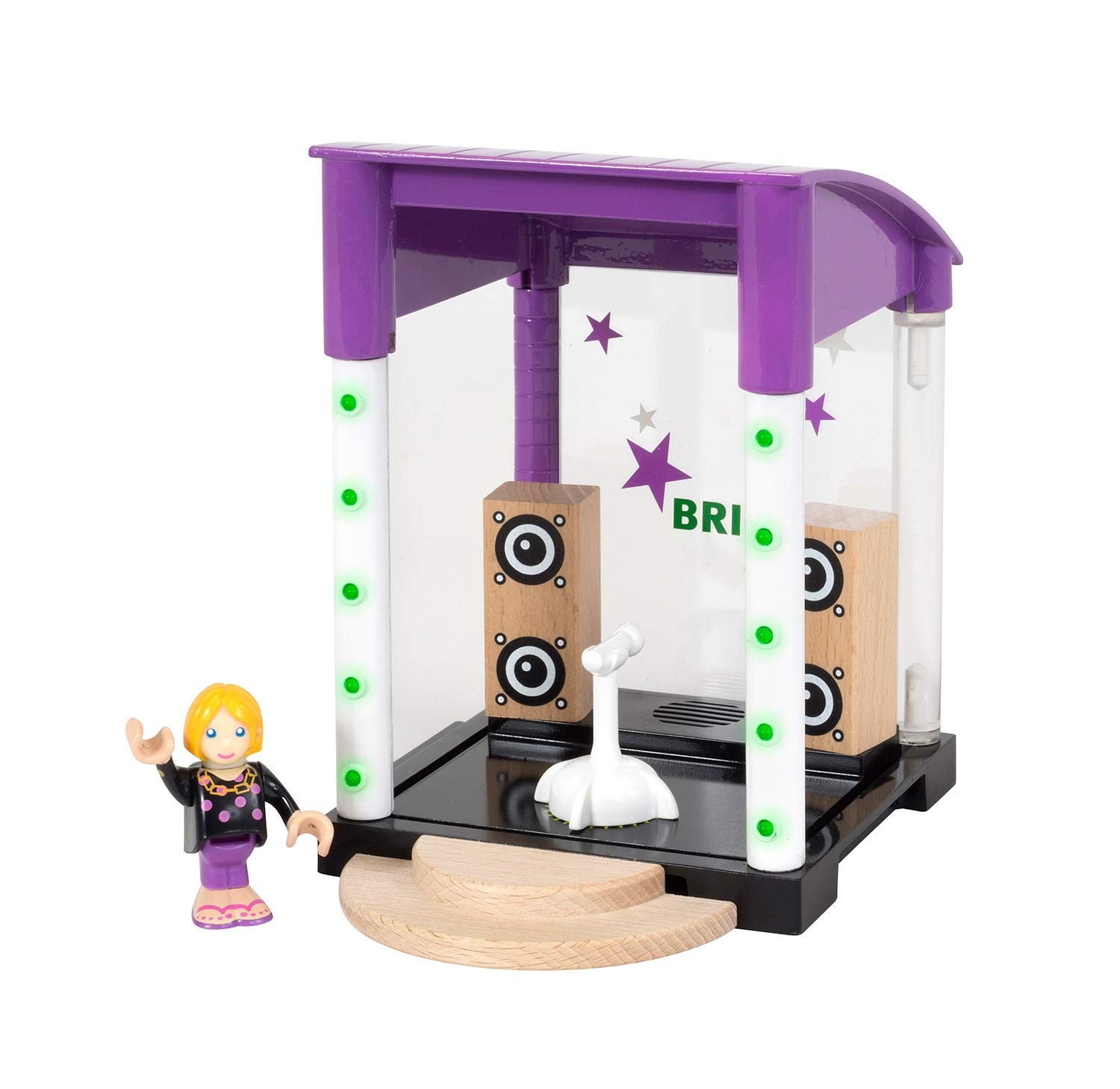 BRIO 33945 - Village Bühne mit Licht und Sound, bunt