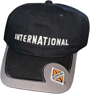 International Trucks Embroidered Cap, Black and Gray, Two-Tone Adjustable Hat