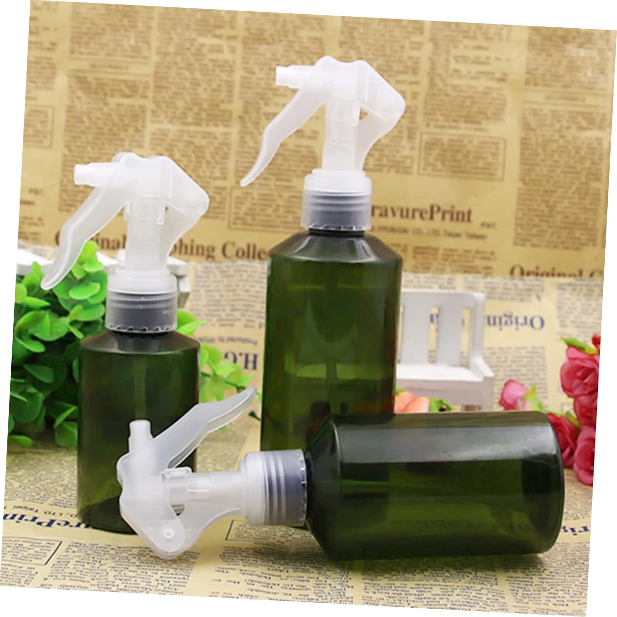 VALICLUD 3 Set Bottiglie Spray Ricaricabili Nebulizzatore Fine E Per Cosmetici Design Unico E Maneggevole 5 Pezzi*3