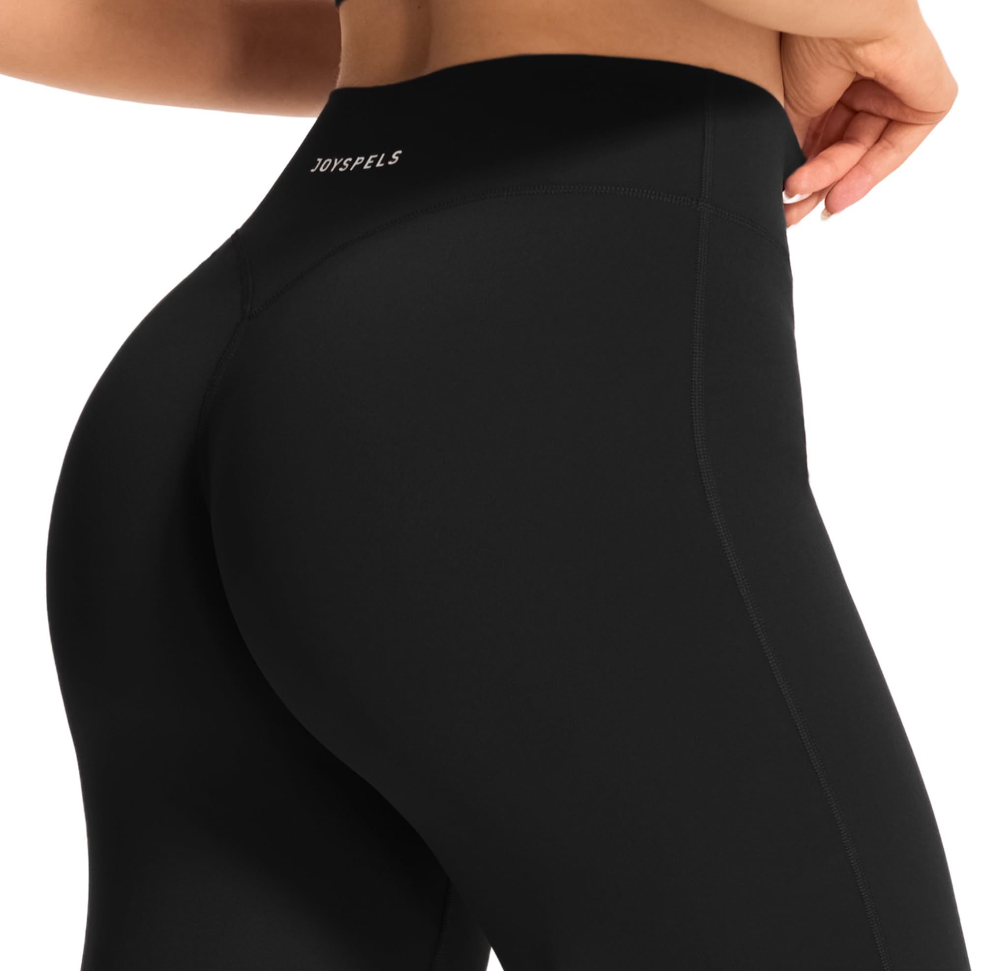 JOYSPELS Straight Leg Leggings Damen Flared Petite/Regular/Lang/Extra Lang | Yogahose Hohe Taille Sport Gym Schlaghose