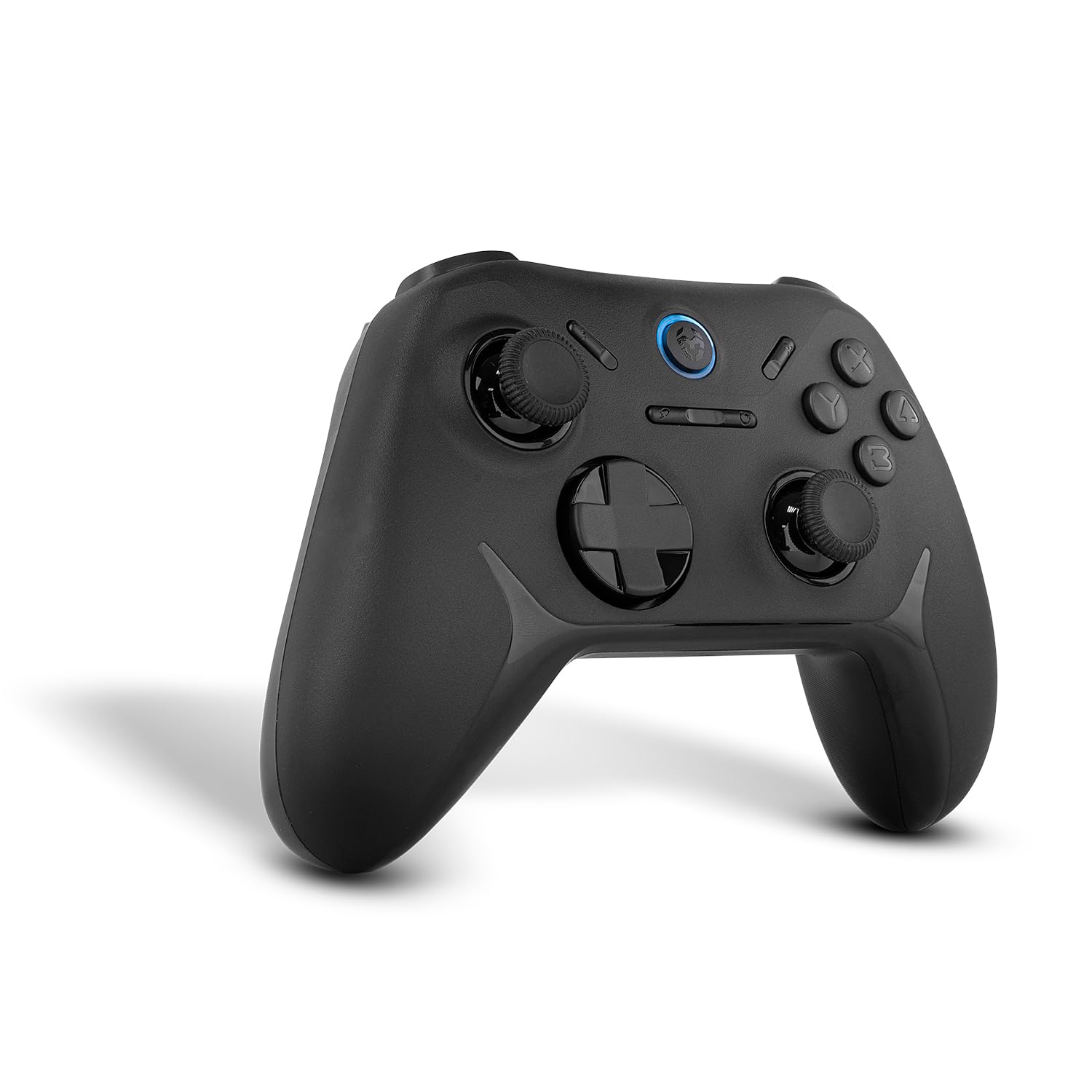 Visita la tienda de KROM KROM KEY - Gamepad con cable, X-input y Direct - input, joystick y gatillos analógicos, función turbo, compatible con PC, PS3 y Android, color negro in use