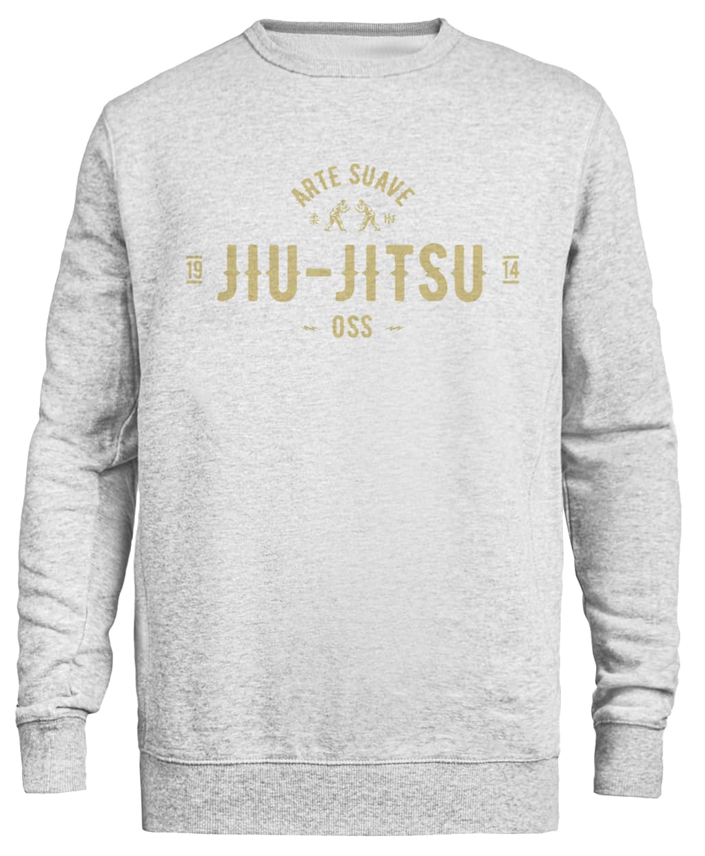 Camisa De Jiu Jitsu Brasileño Arte Sudadera Gris Unisex Sudadera Ecológica Unisex Grey Sweatshirt Eco-Friendly Crewneck
