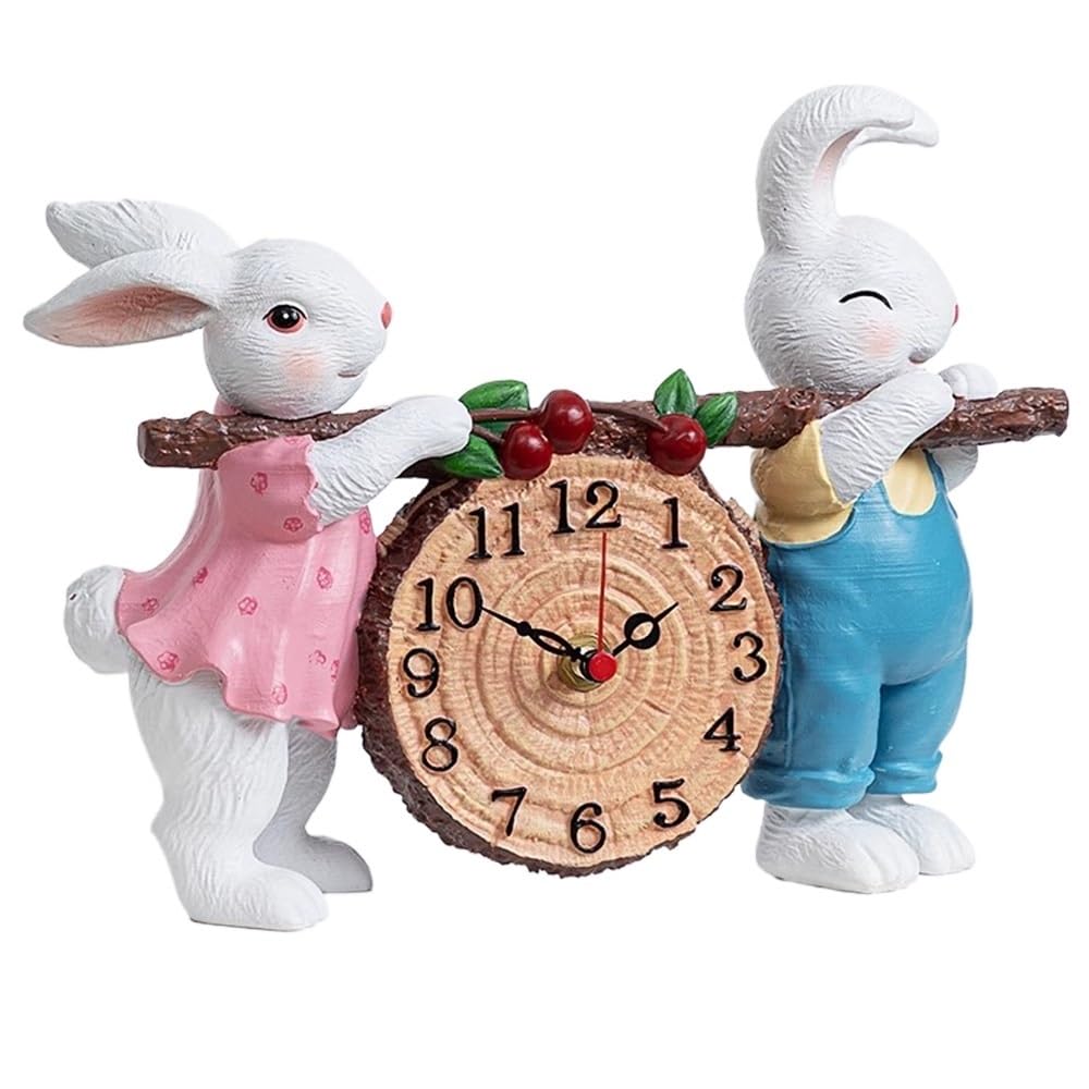 S5b8W3g7 Mantel Clocks Clockwork Tabletop Personality Creative Clock Small Home Bedroom Decoration Silent Table Decorate