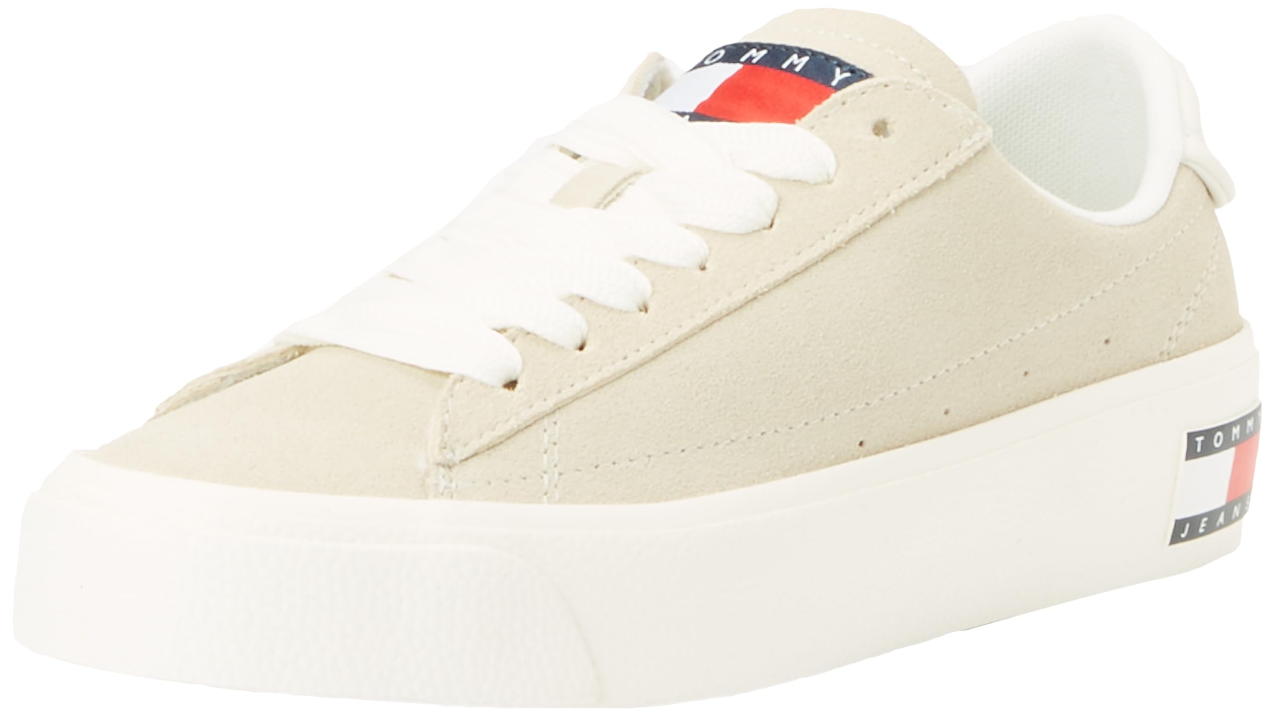 Tommy Jeans Tjw Vulc Flatform Suede Sneaker En0en02519, Zapatilla Vulcanizada Mujer