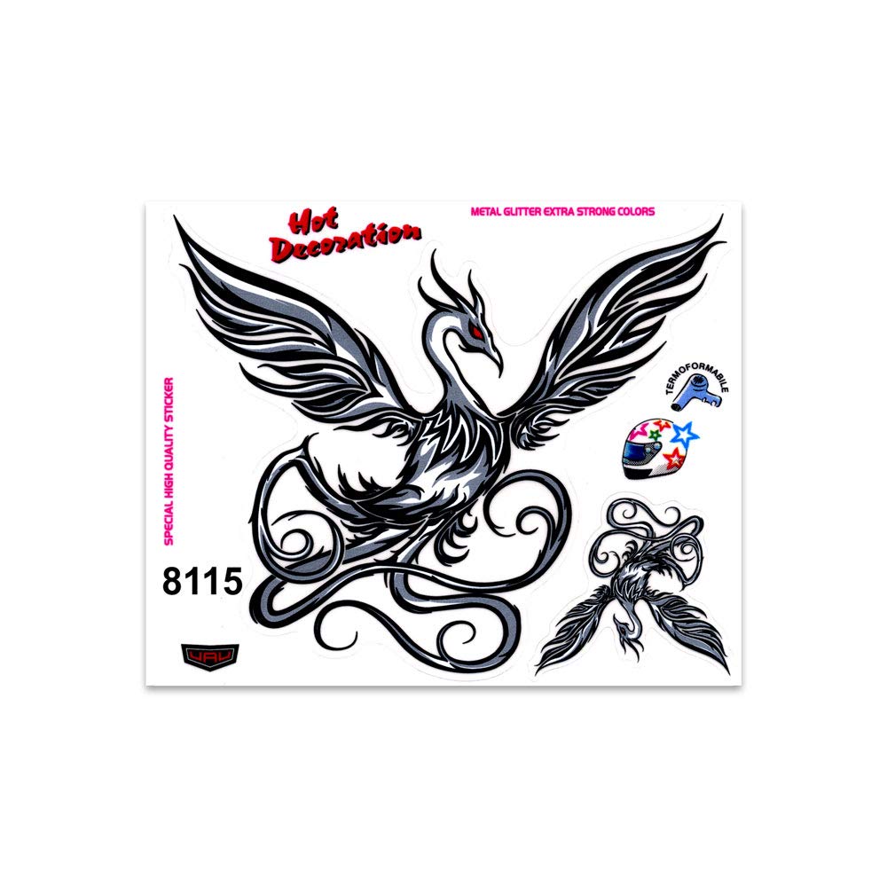 Sticker Phoenix Tab 14 x 16 cm