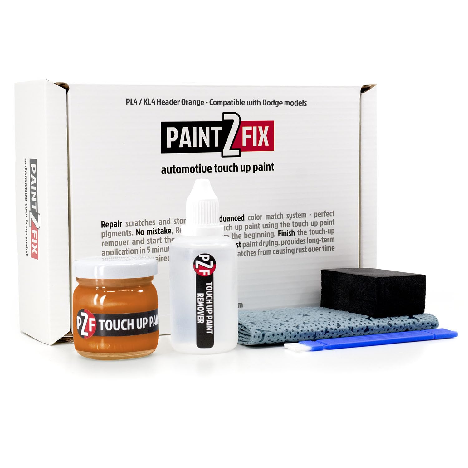 Amazon.com: PL4 / KL4 Header Orange Touch Up Paint Kit for Dodge