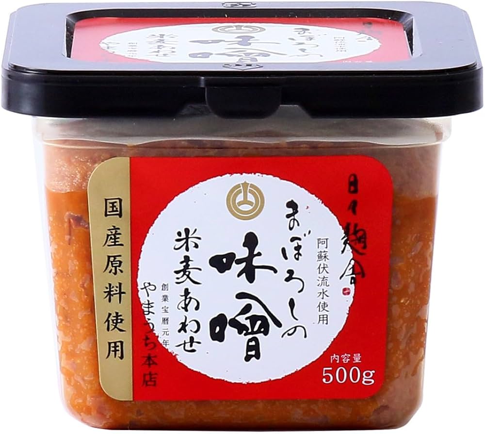 Amazon.co.jp: 山内本店 無添加 まぼろしの味噌 米麦あわせ 500g