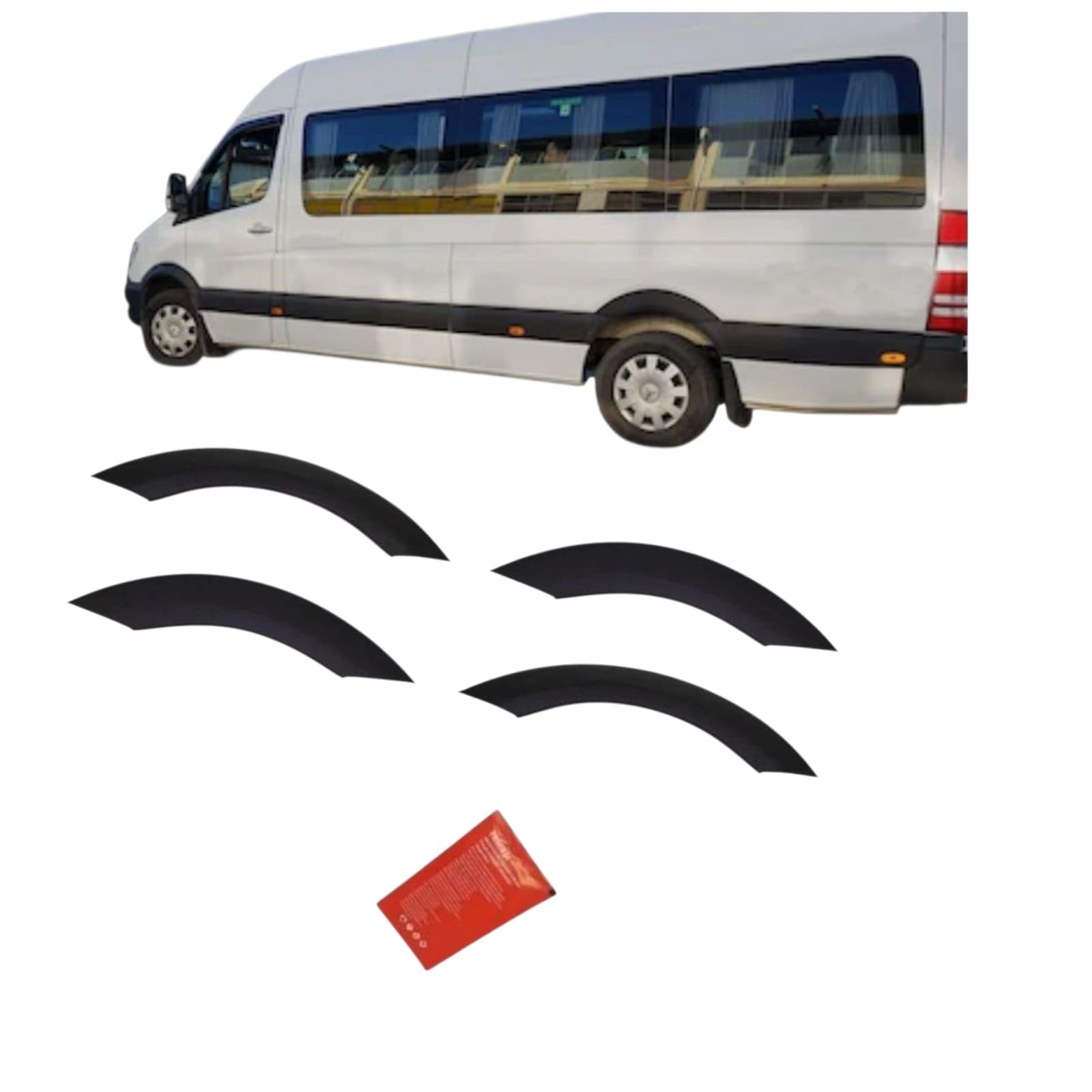 Kotflügelverbreiterung Radlaufschutz für Mercedes Sprinter W906 2010-2018 4 TLG Fender Flares