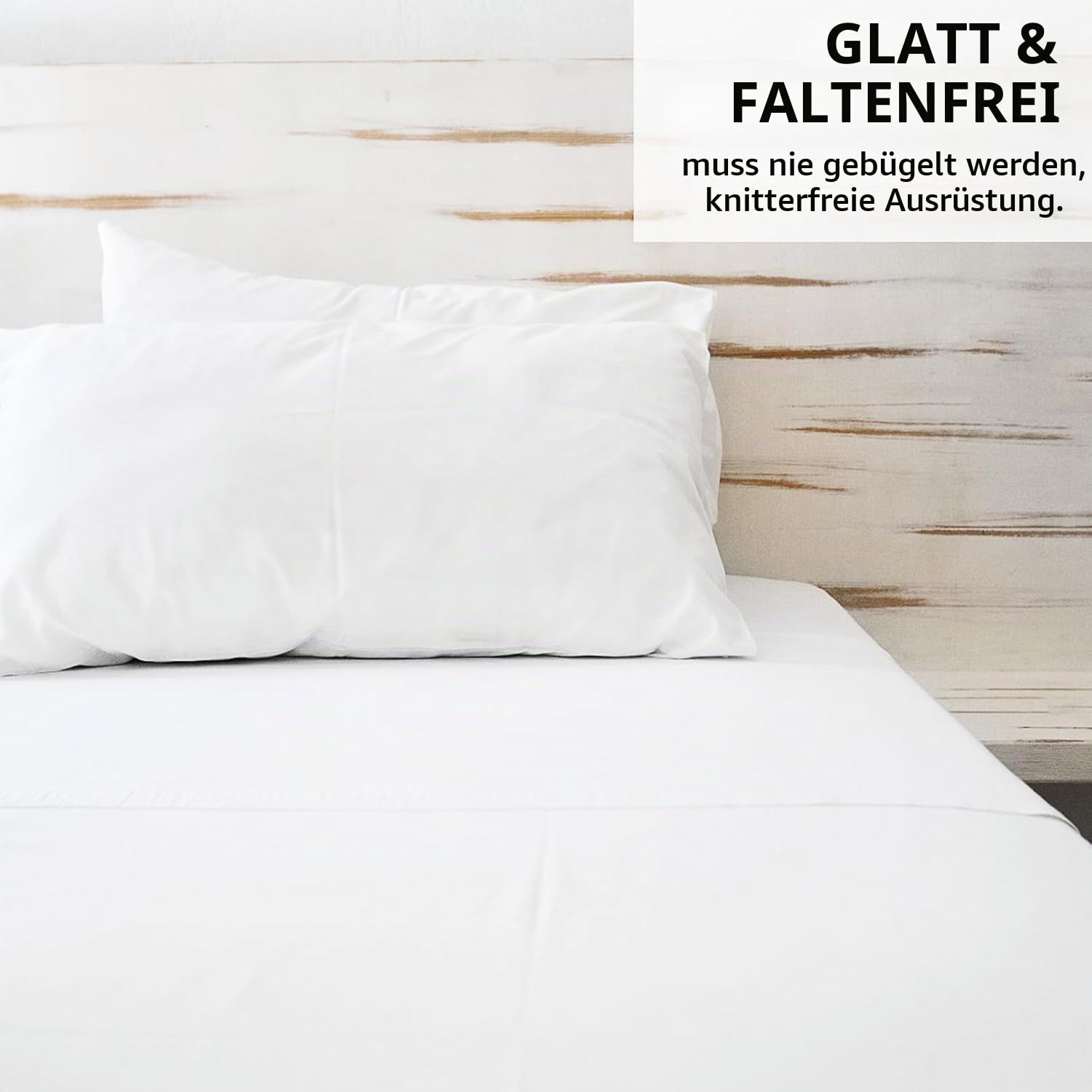 8 Stück Betttuch/Bettlaken/Haustuch 168x244 - Flaches Mikrofaser Betttuch besonders weich,Weiß Einfache Klassische Hotel Bettücher ohne Spanngummi Laken Leintuch Haushaltstuch