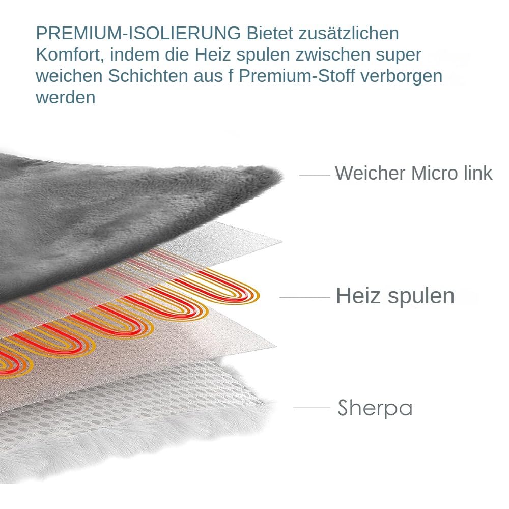 Coperta elettrica, coperta riscaldata in flanella con 9 livelli di riscaldamento e timer di spegnimento automatico da 5 ore, lavabile in lavatrice.