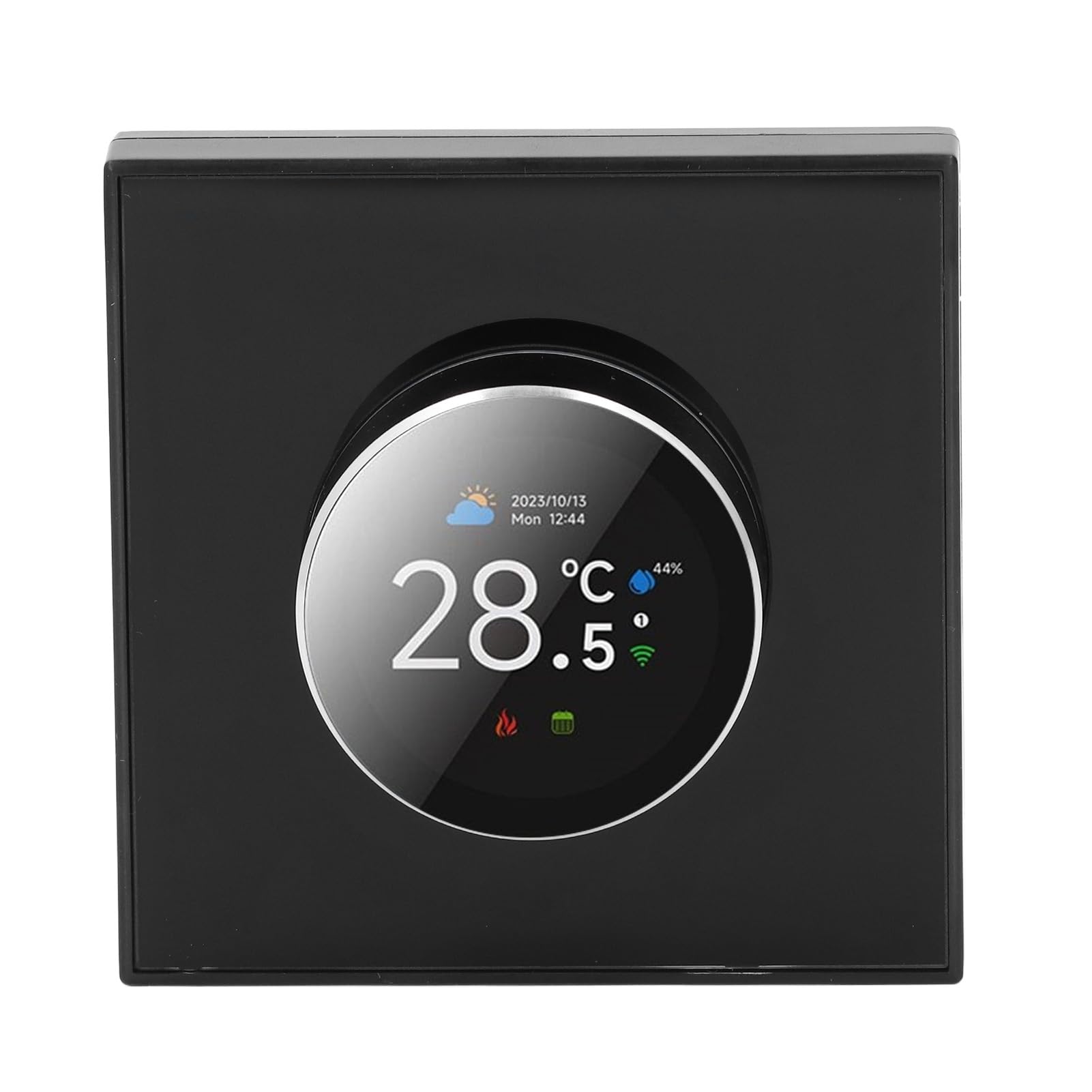 Controlador Digital de Perilla Termostat para Calefacción de Agua, Control de Voz, Diseño Giratorio, Compatible con APP, 95-240V AC