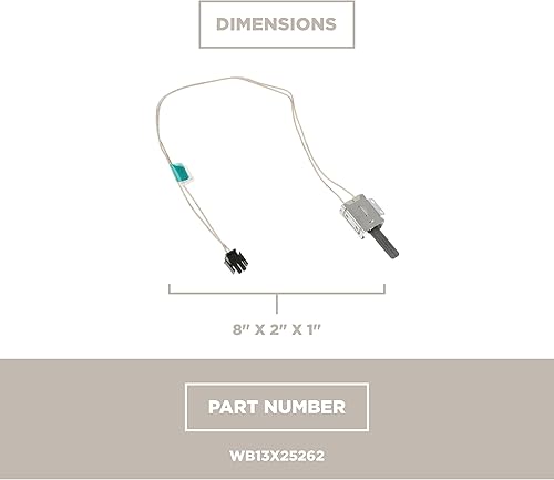 Miniatura 5 de WB13X25262 GE Range Oven Burner Igniter (WB13K10041) – Fits CGS990, JGB850/870, PGB950/995, PGS950, CGS995, JGB890 Models
