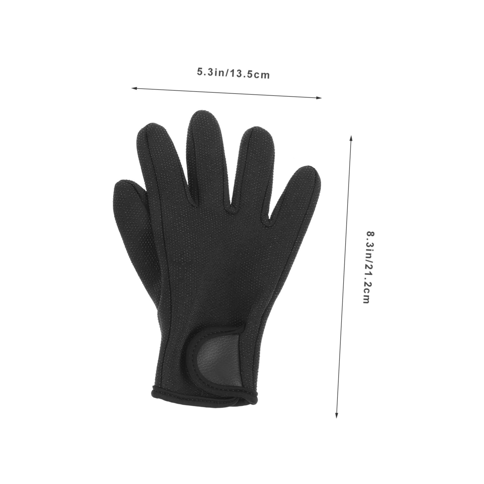 KOMBIUDA Professional Diving Gloves Men's Winter Fishing Gloves Comfortable and Wear-Resistant