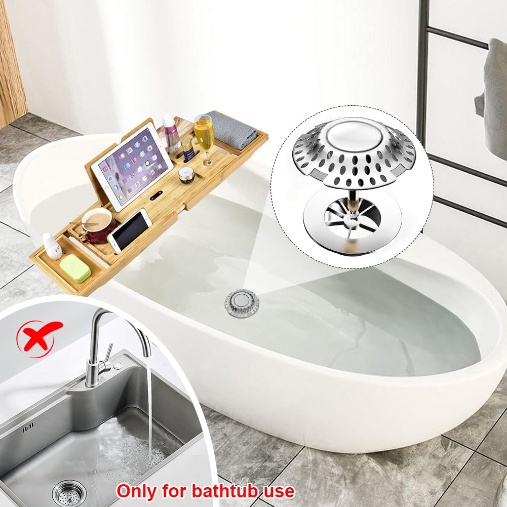 Waschbecken-/Badewannenstopfen Mit Haarsieb – BPA-frei, 6.2x6.2x4.2 Cm, ABS-Kunststoff