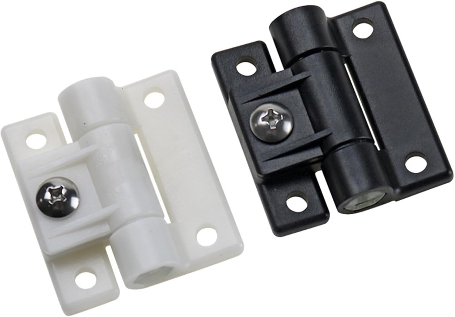 Industrial Equipment Adjustable Flame-Retardant Damping Plastic Material Cabinet Door Hinge 1Pcs(Black-Large)