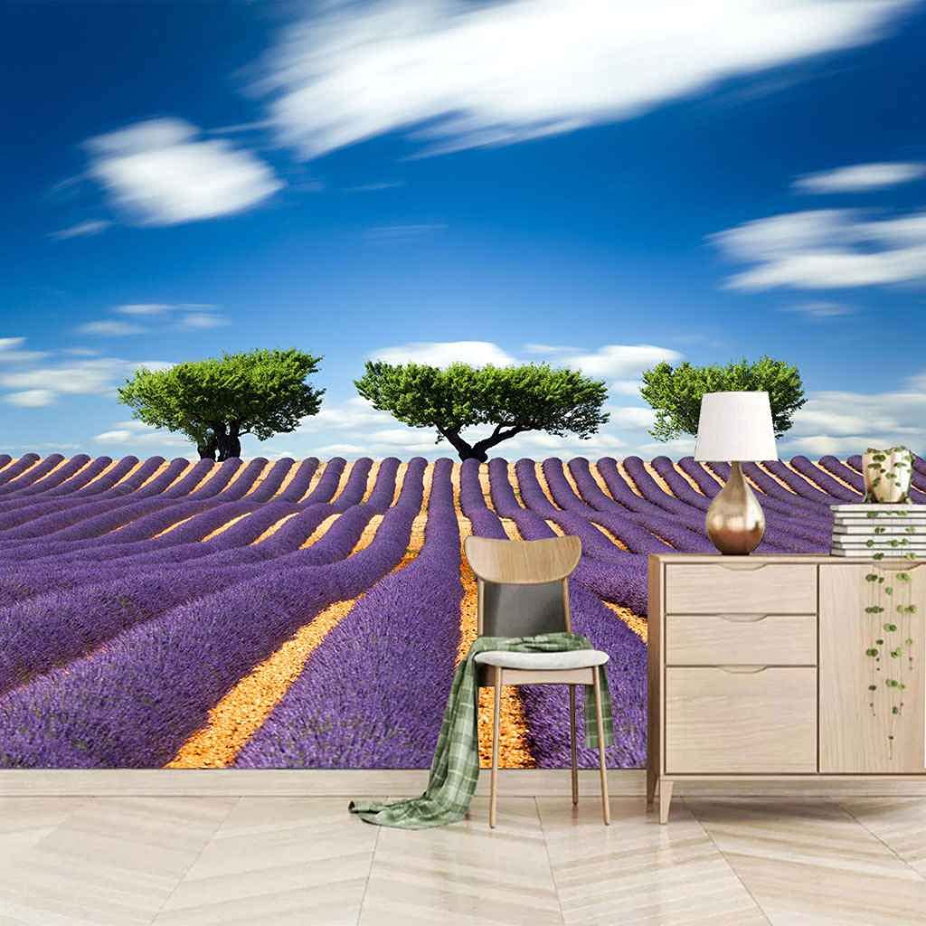 Papier peint panoramique 3D paysage de mer pour salon moderne 150x105 cm