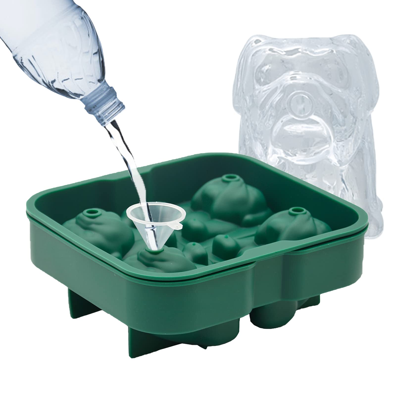 Moule à Glaçons Silicone Requin 3D | Forme Amusante Facile à Démouler | Pour Cocktails Et Boissons