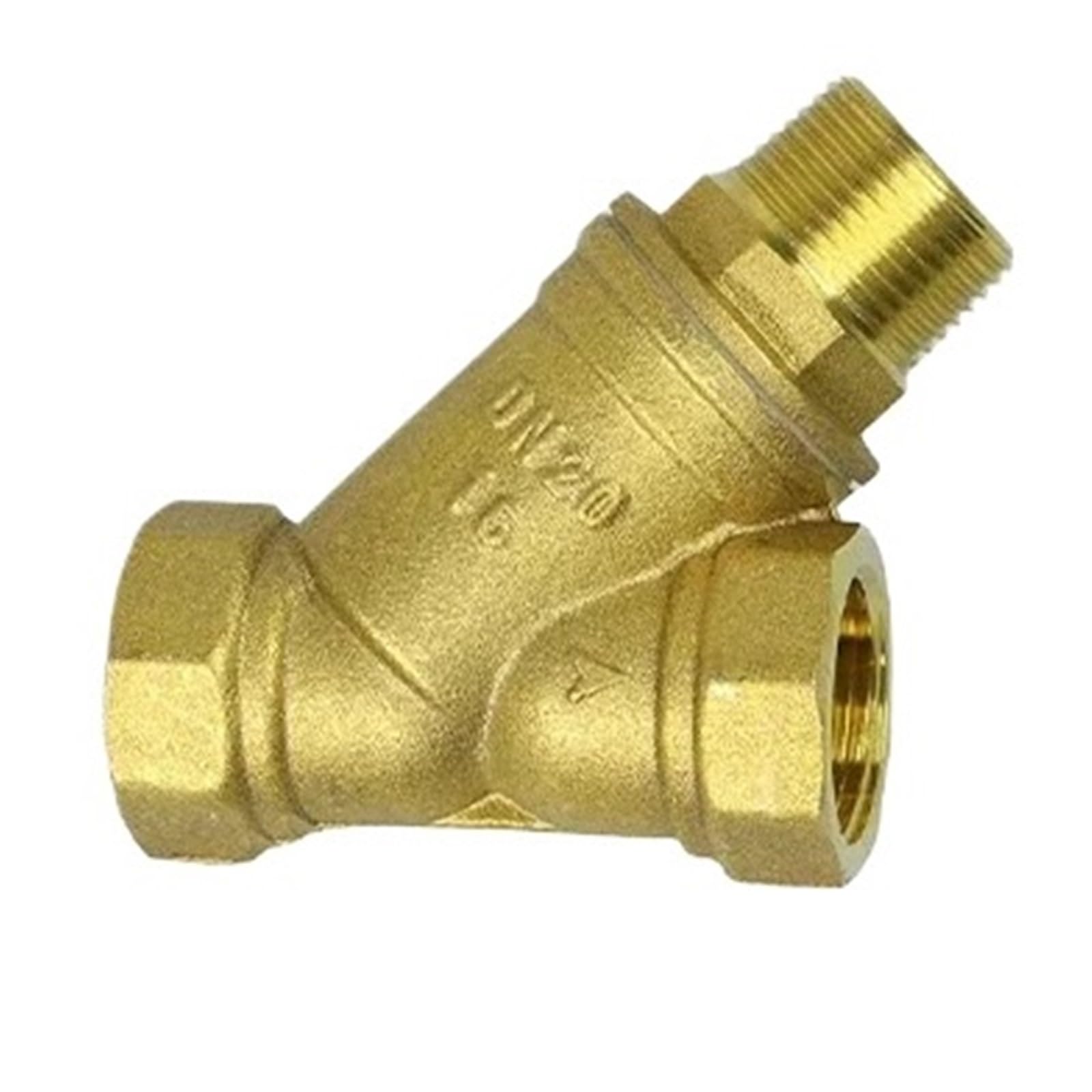 20mm 25mm Brass Y Type Thread 3 Way Check Valve(1l2 Female)