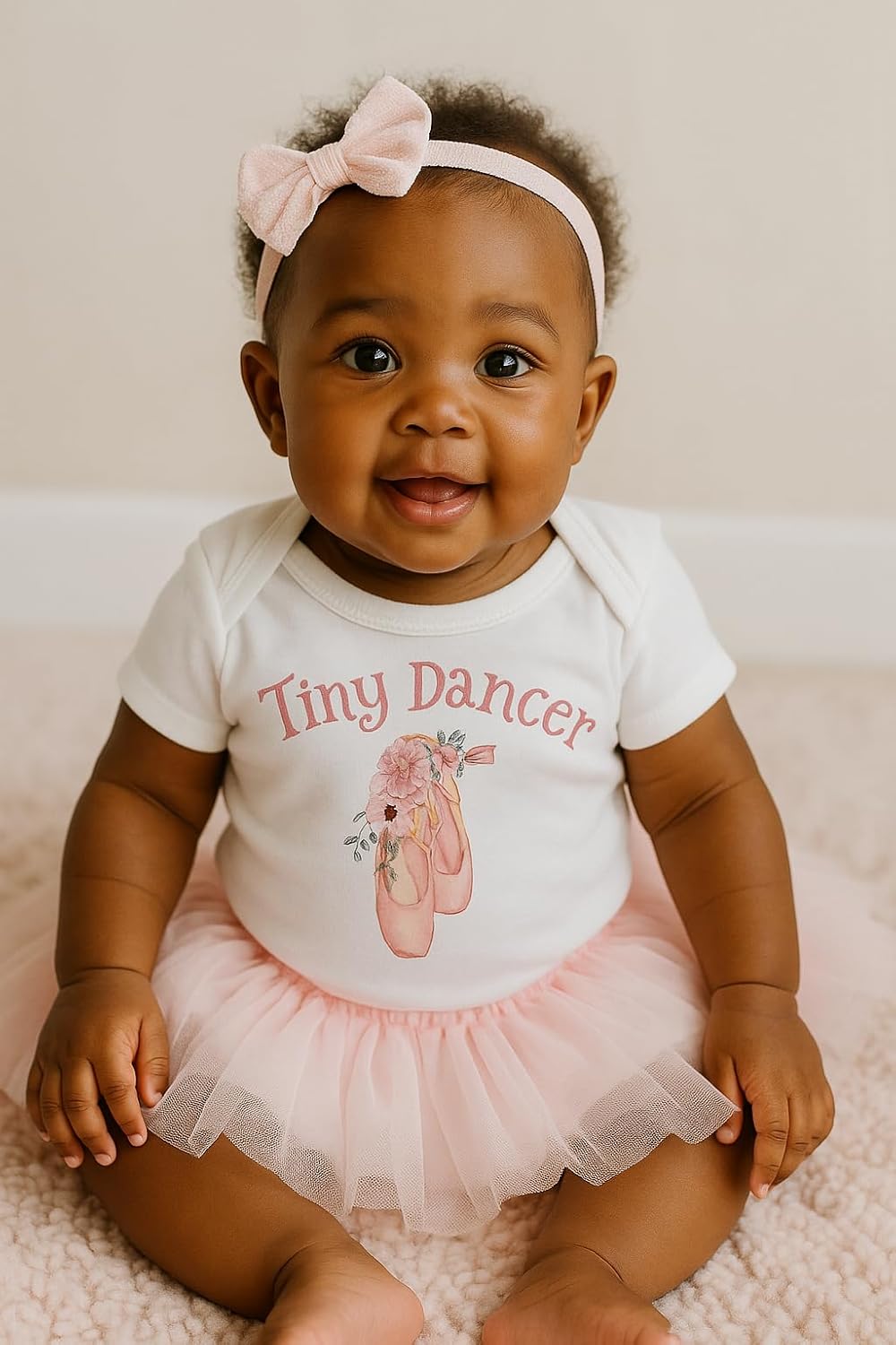 Witty and Bitty Tiny Dancer Ballet Shoes Future Ballerina Onesie/Bodysuit