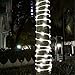 IMAGE 8 Modes Solar Rope Lights Outdoor String Lights 78.7Foot 20M Waterproof 200LED for Indoor Outdoor Garden Party Patio Lawn Decor White Color