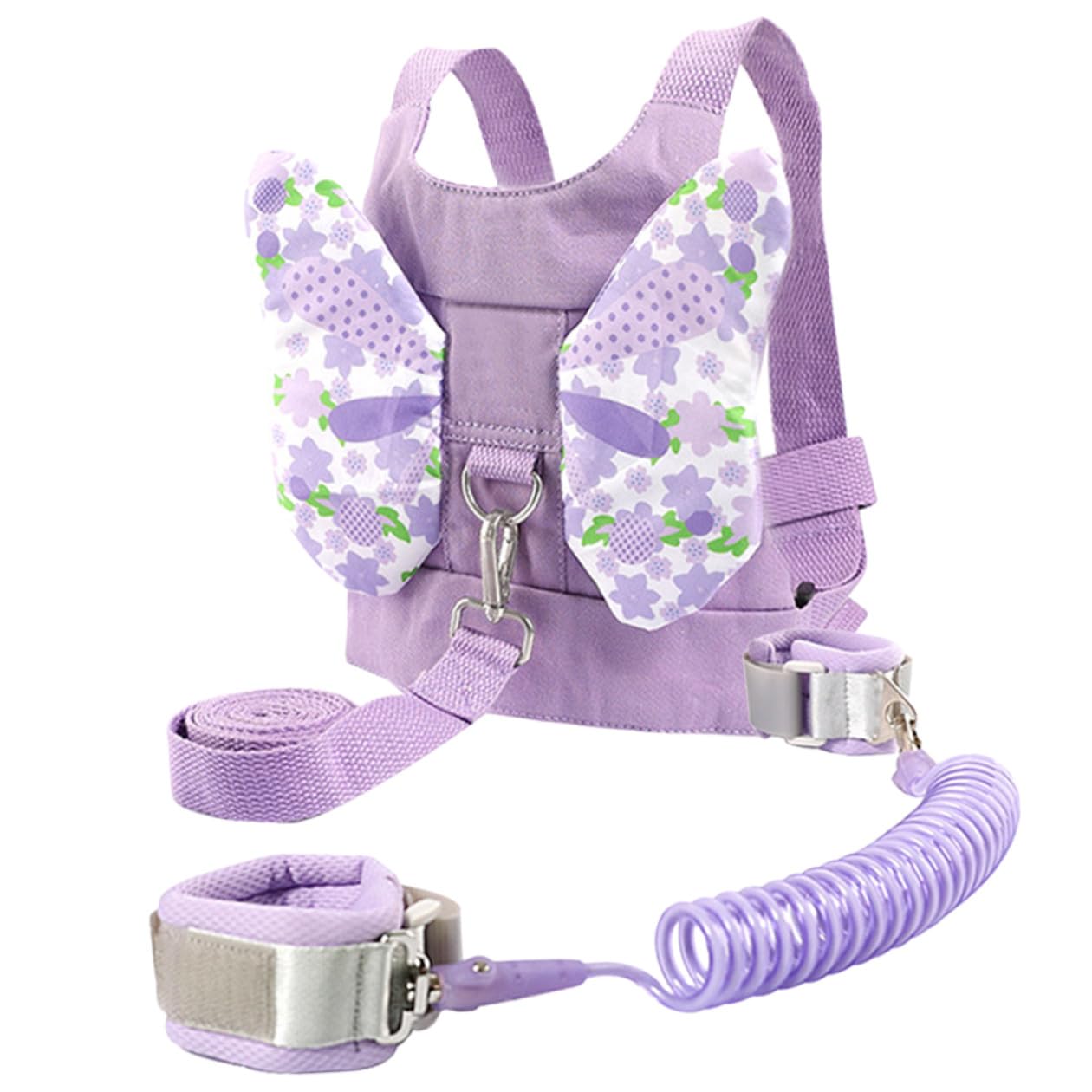 Butterfly Leash with Rotating Wrist Connector Comfortable Safety Harness for Anti-Lost Walking Strap for Boys Public Places