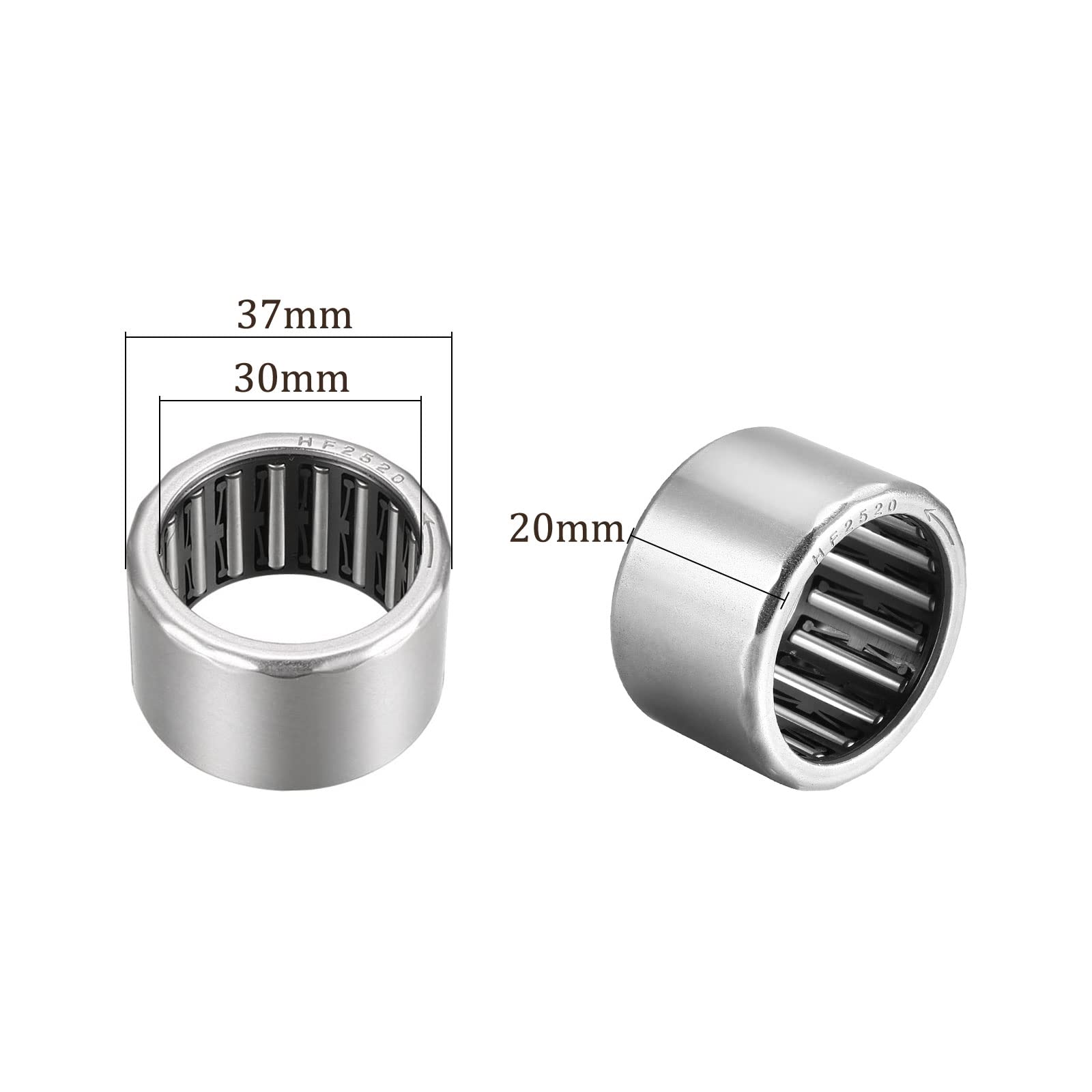 Durable HK3020 Drawn Cup Needle Bearings 30 Mmx37 Mmx20 Mm | TFL