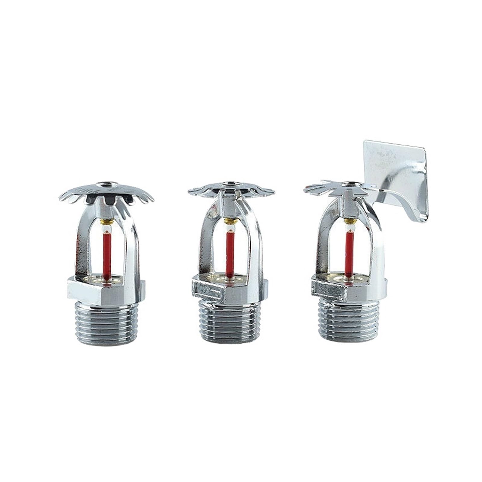 SSIMOO Tête de gicleur d'incendie K-ZSTZ X BS, réponse rapide, 3mm, DN15, buse de pulvérisation d'incendie, 68 degrés kindly (Color : Down spray)