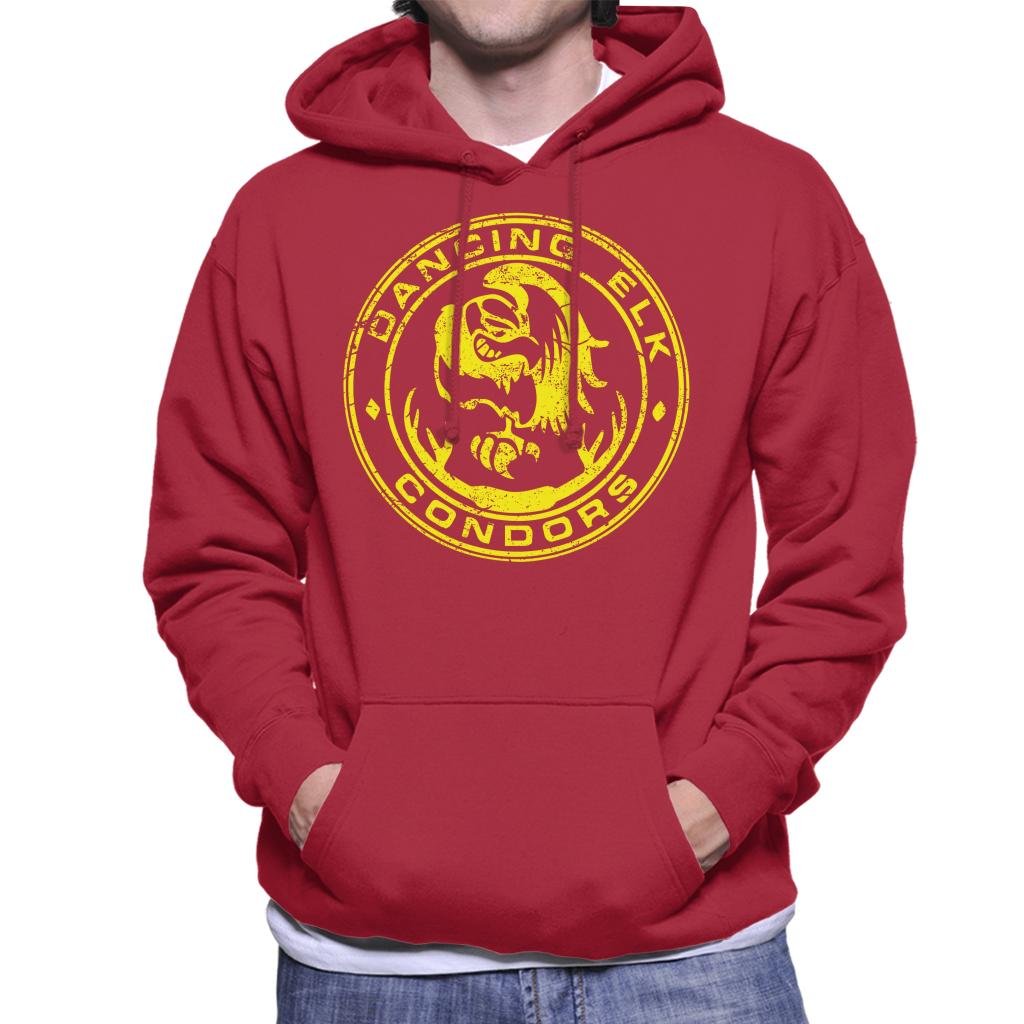 Cloud City 7 Men's Cherry Red Juno Dancing Elk Condors Hooded Sweatshirt
